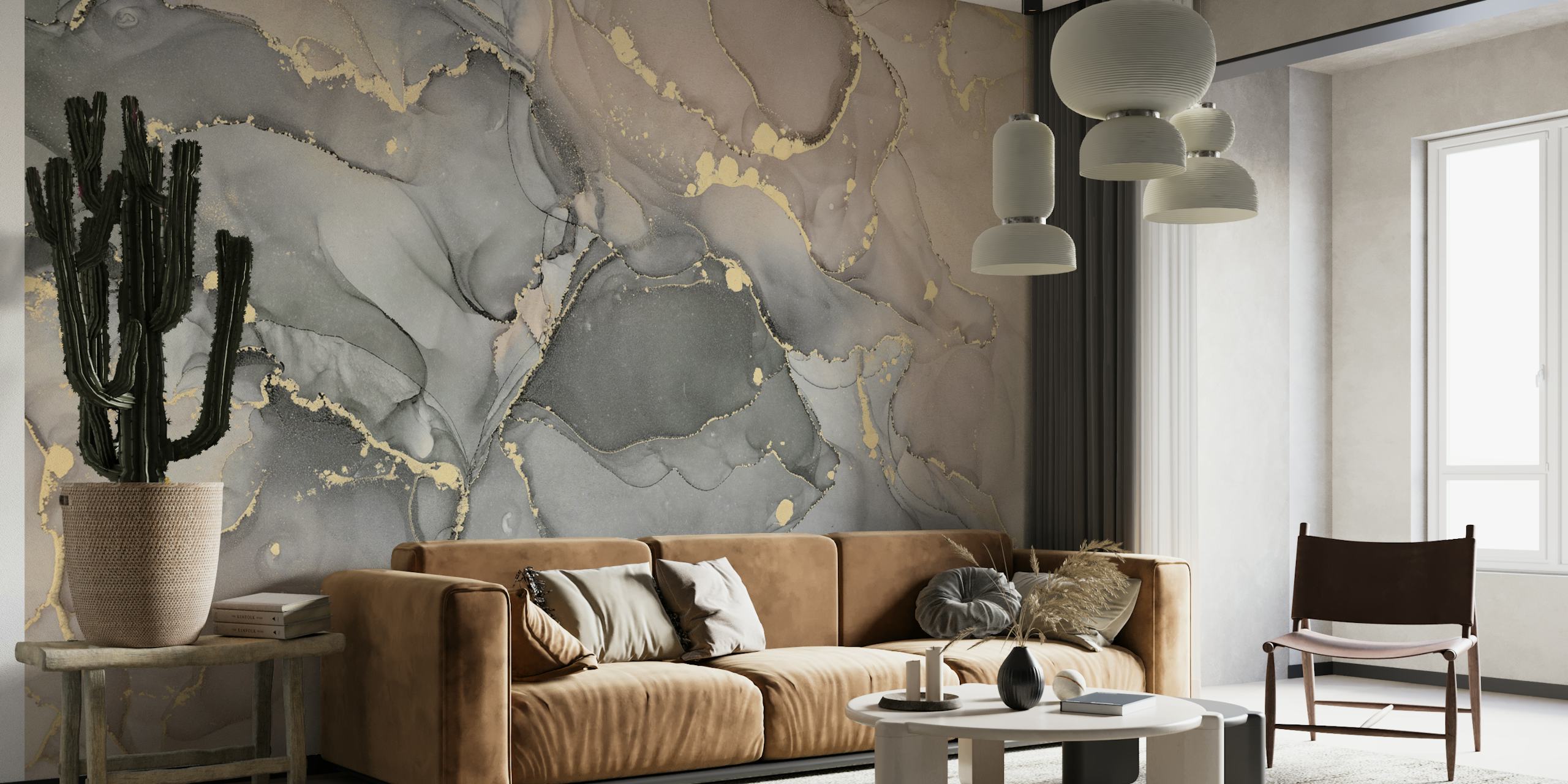 Surface Wall Murals displayed in a room