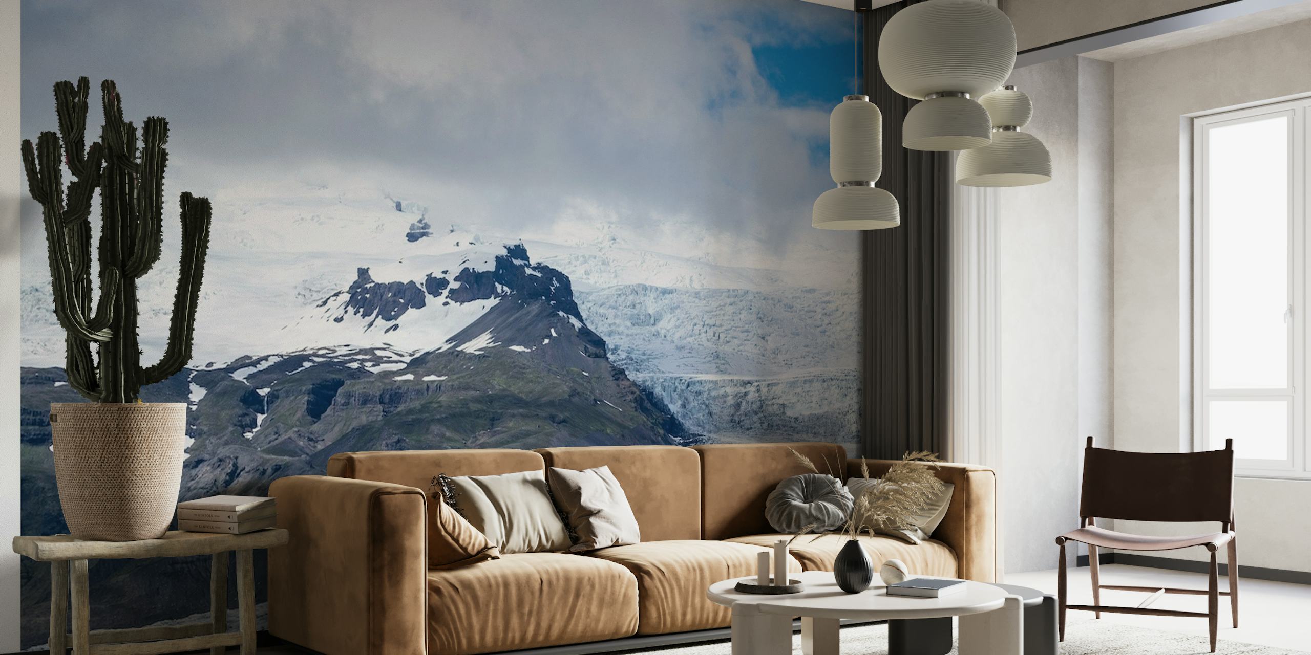 Icelandic  glacier landscape papiers peint