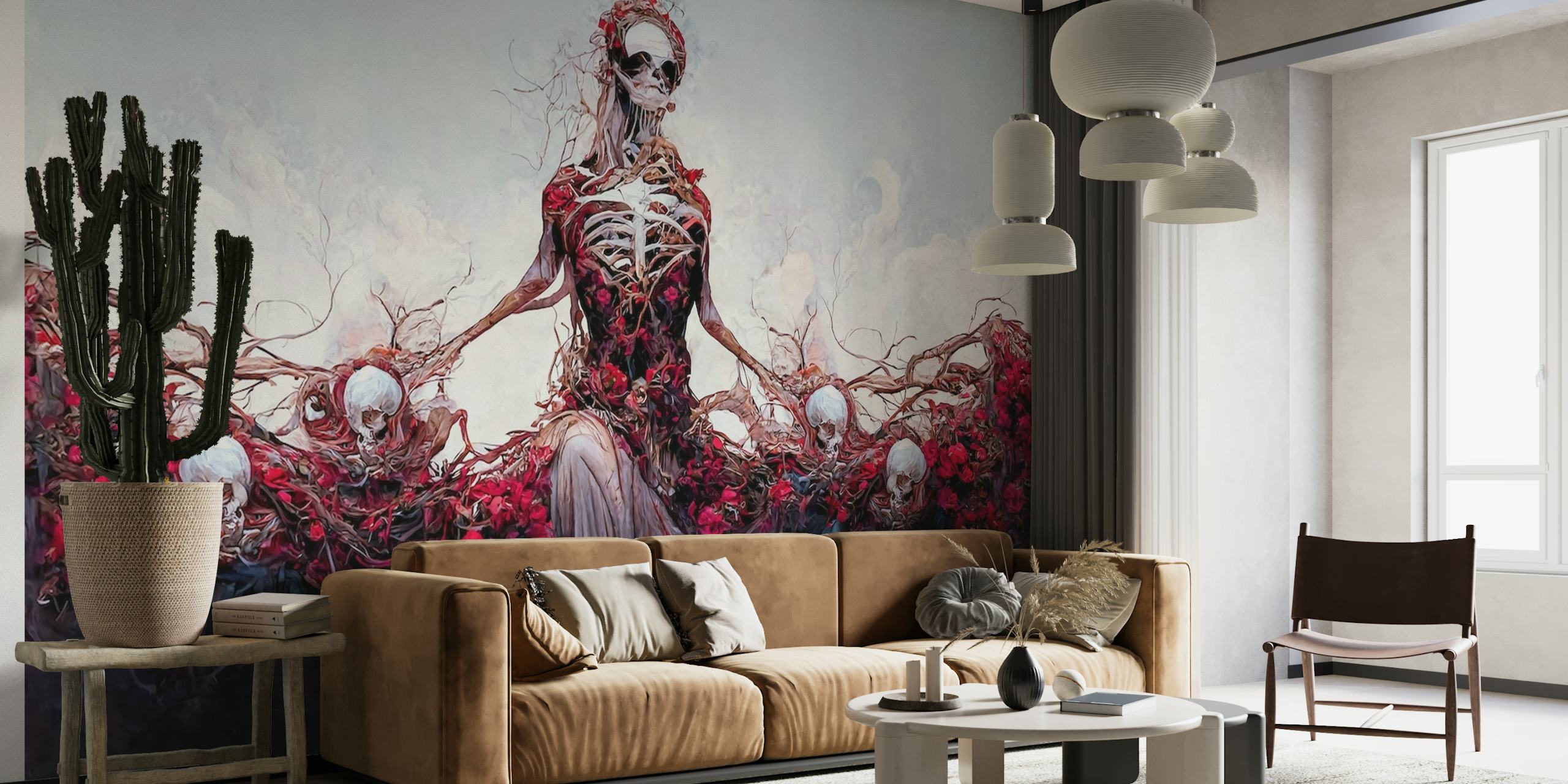 Skeleton Goddess wallpaper