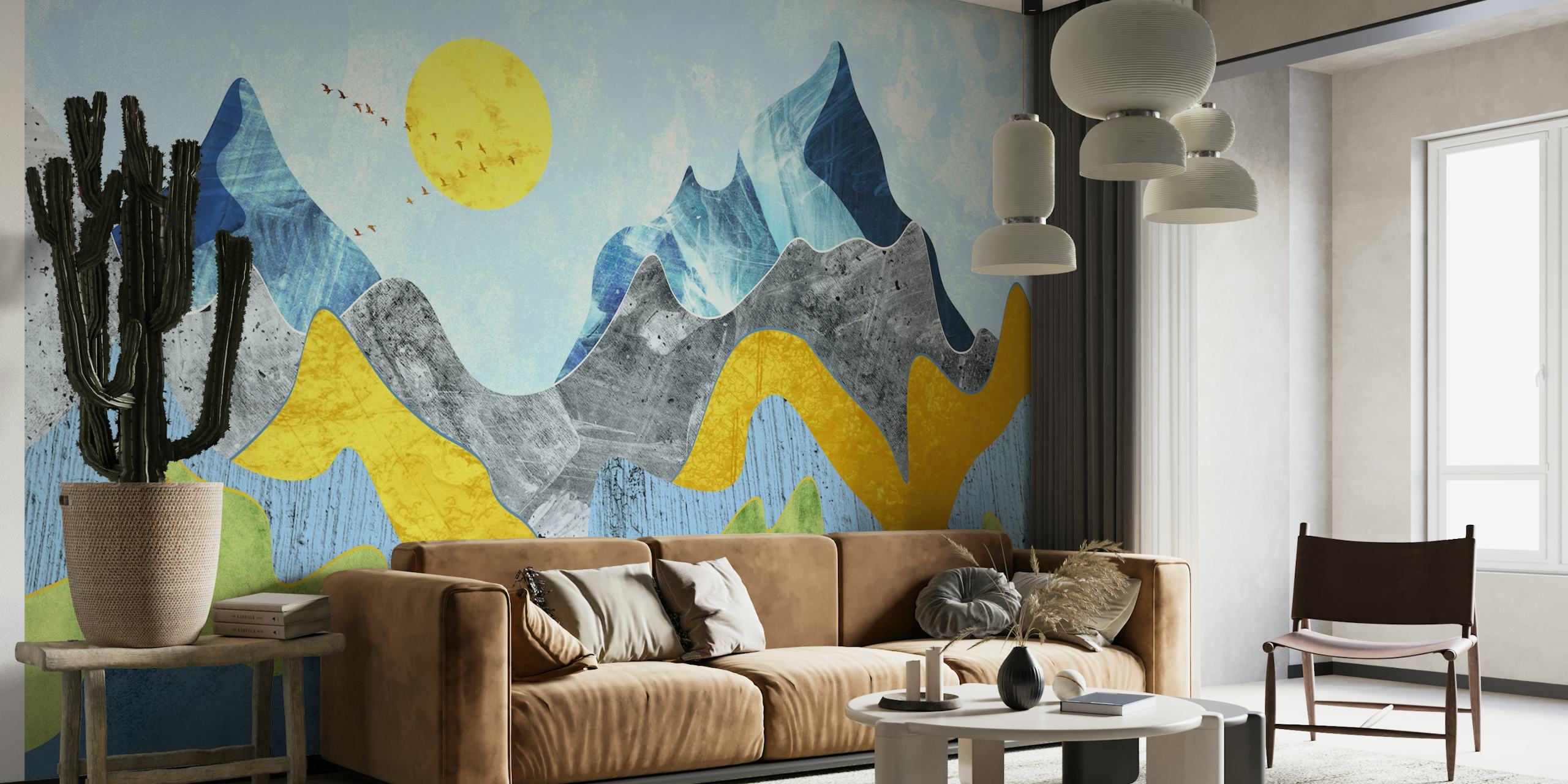 The Marbled mountains papel pintado