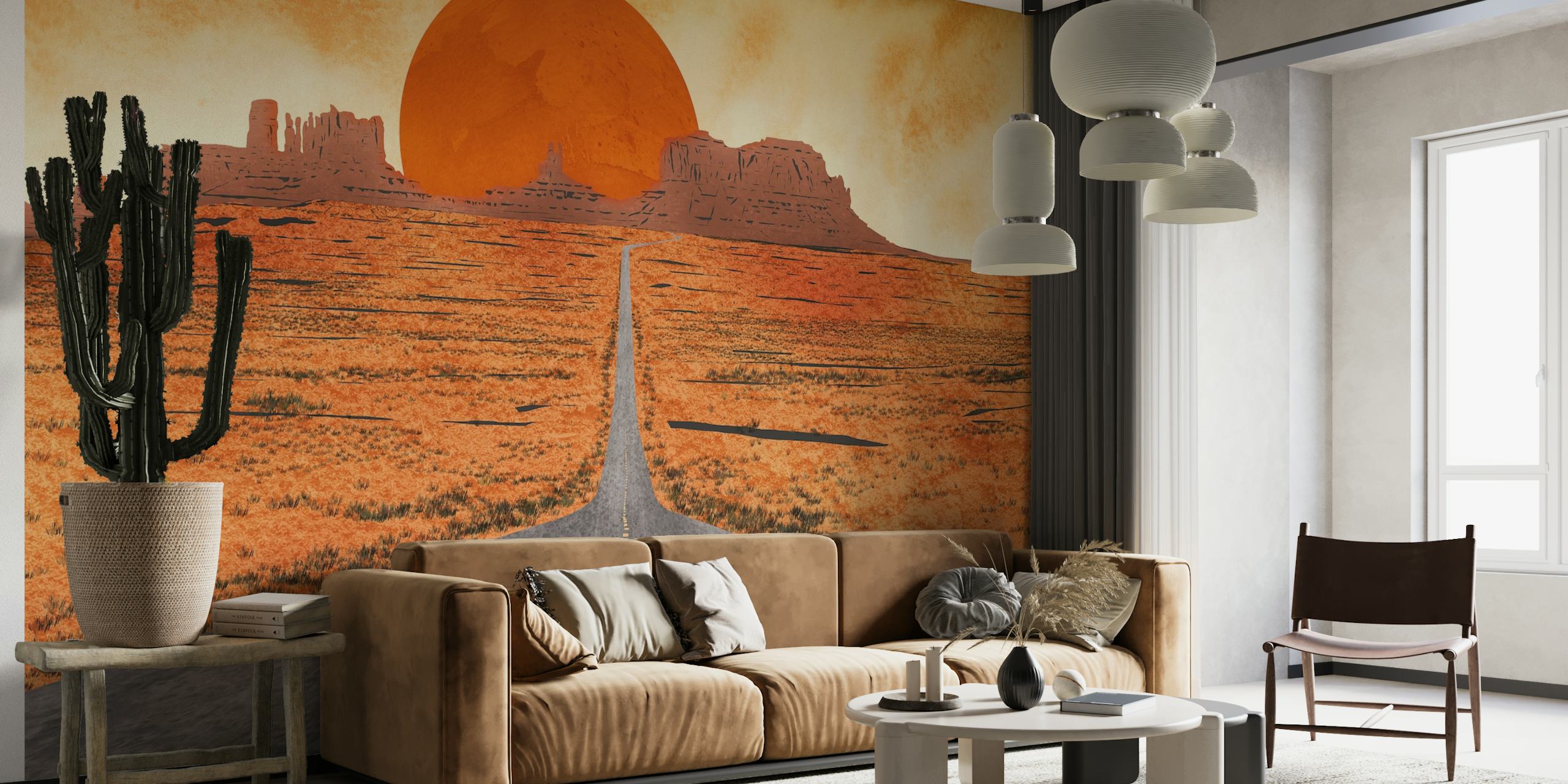Monument Valley Sunset tapet