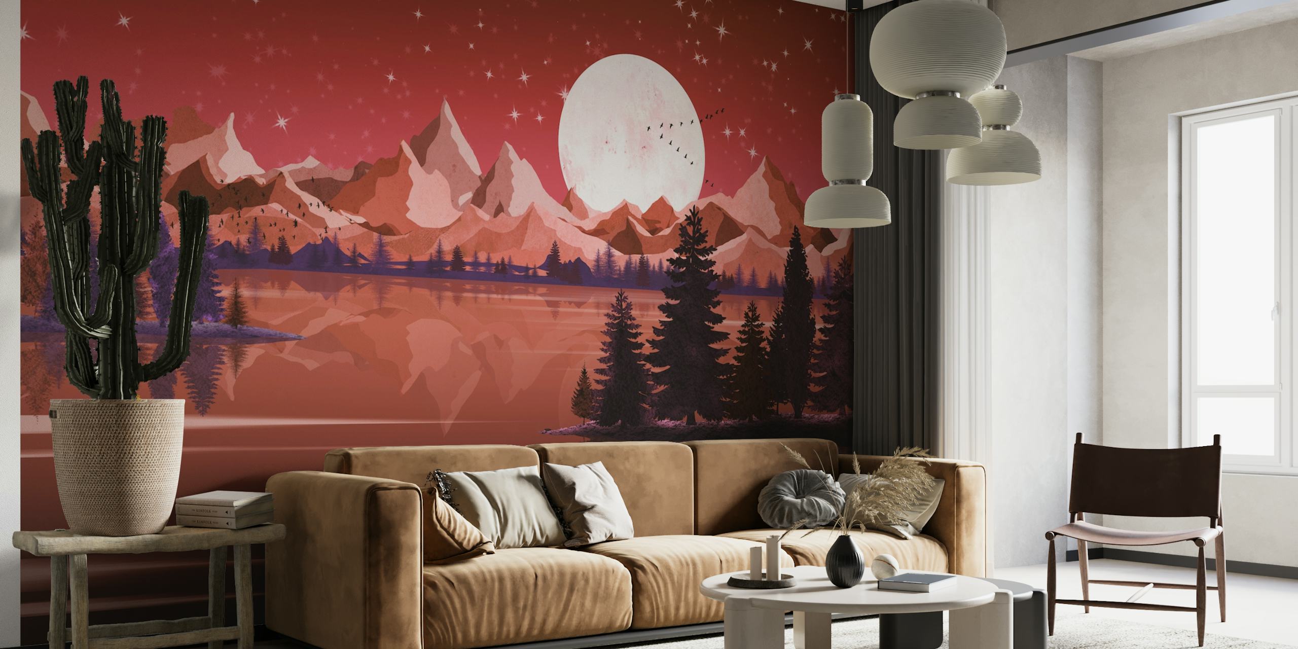 The Red Moonlight wallpaper
