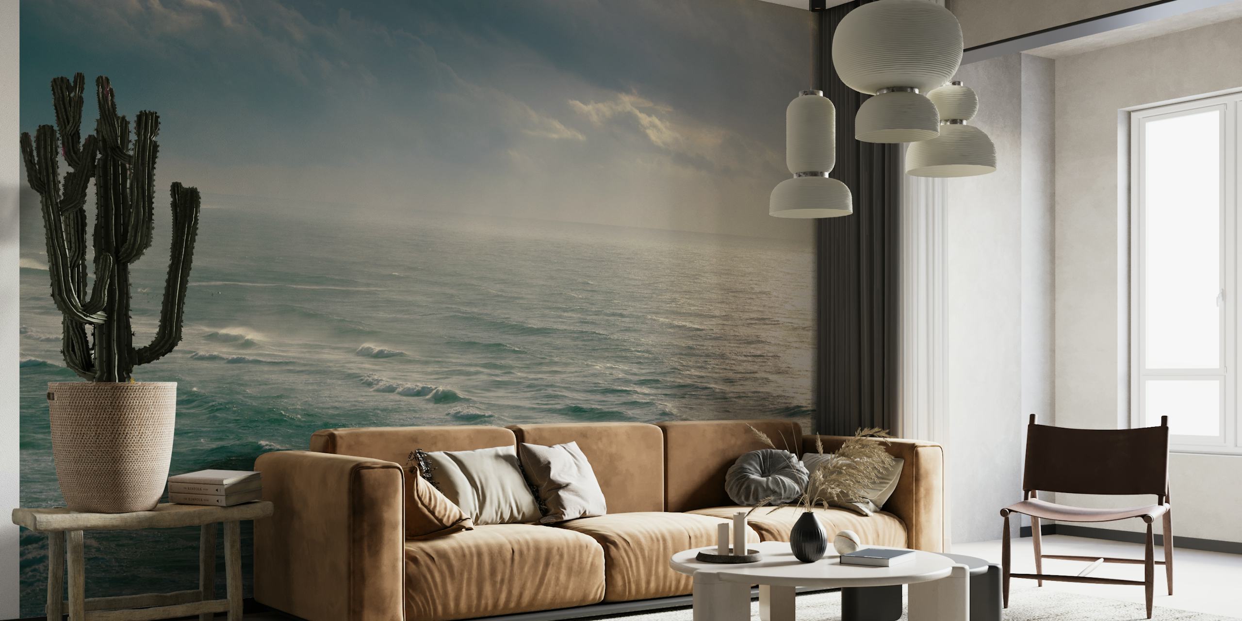 Winter Surfing VII wallpaper in a room