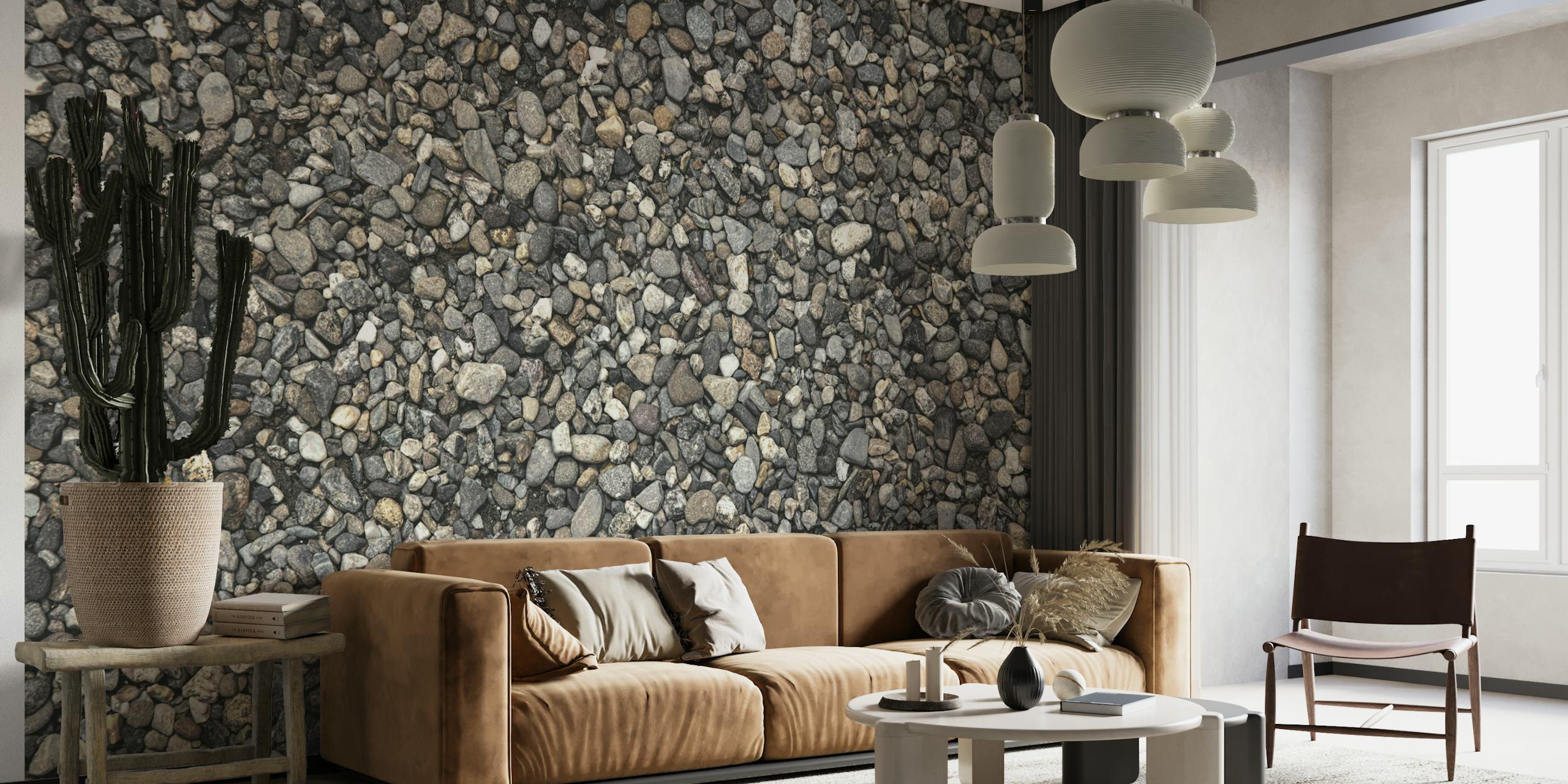 Positano Pebbles wallpaper