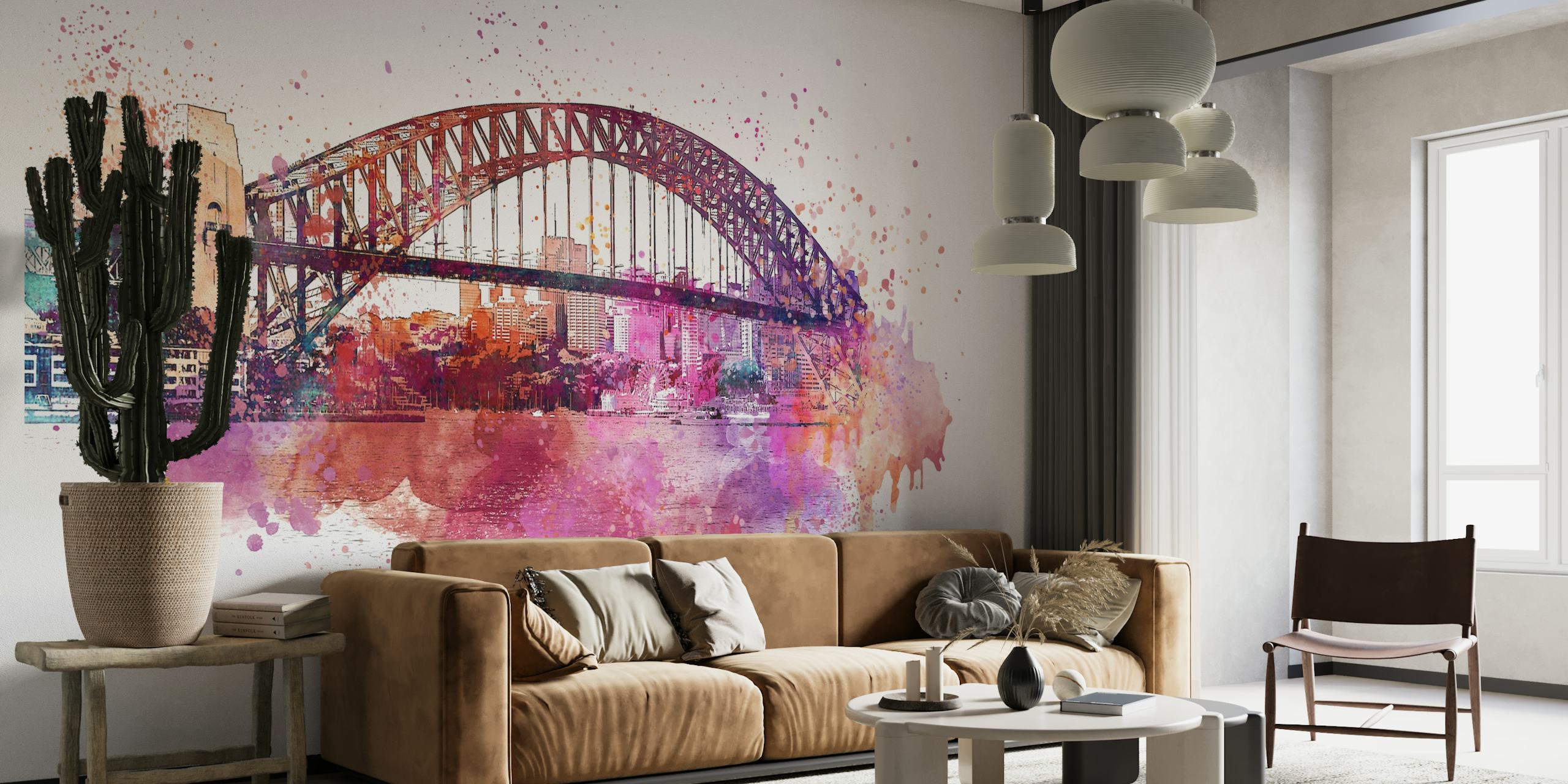 Sydney Harbor Bridge Art papel de parede