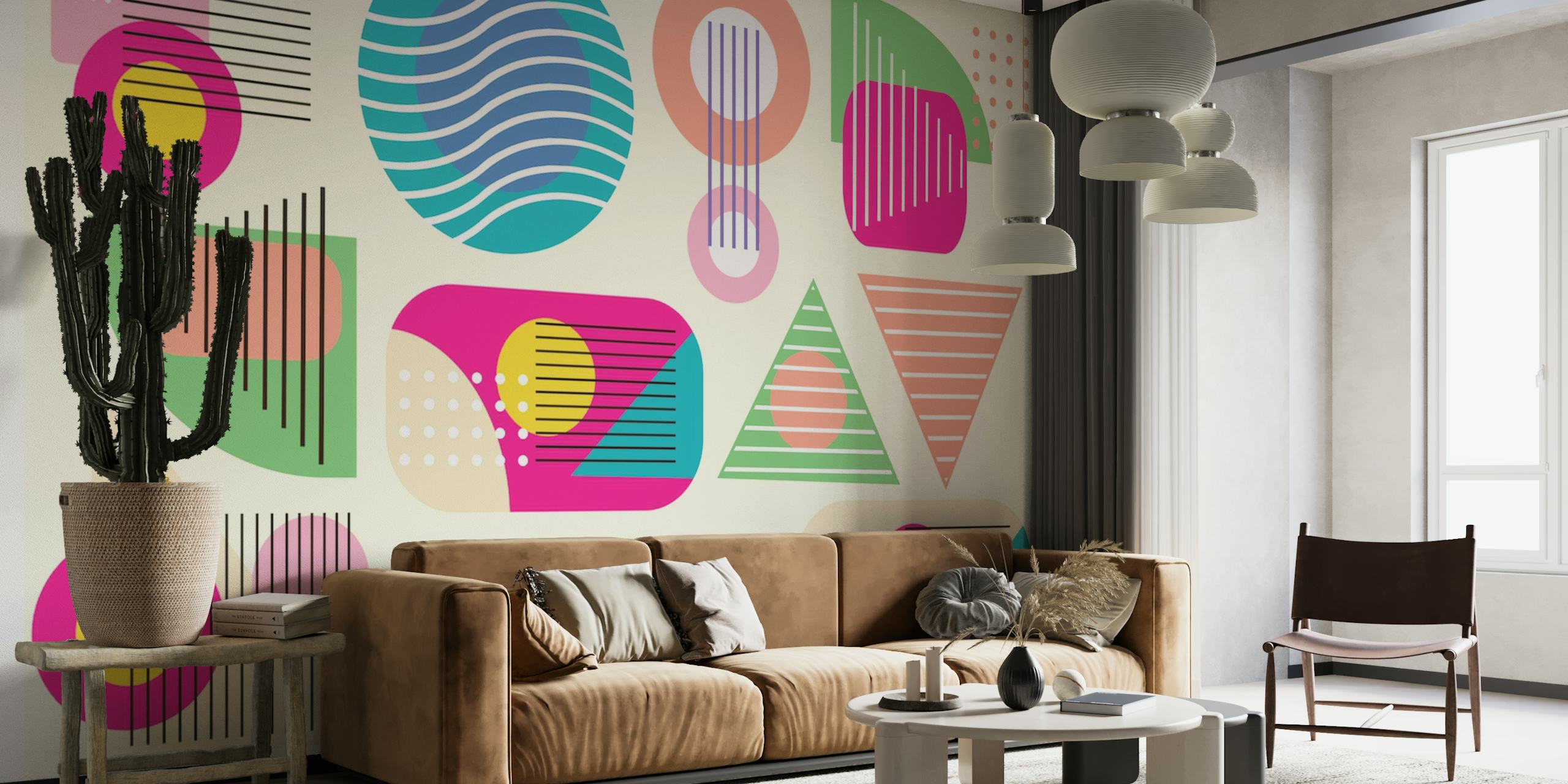 Geometric Shapes Colorful wallpaper