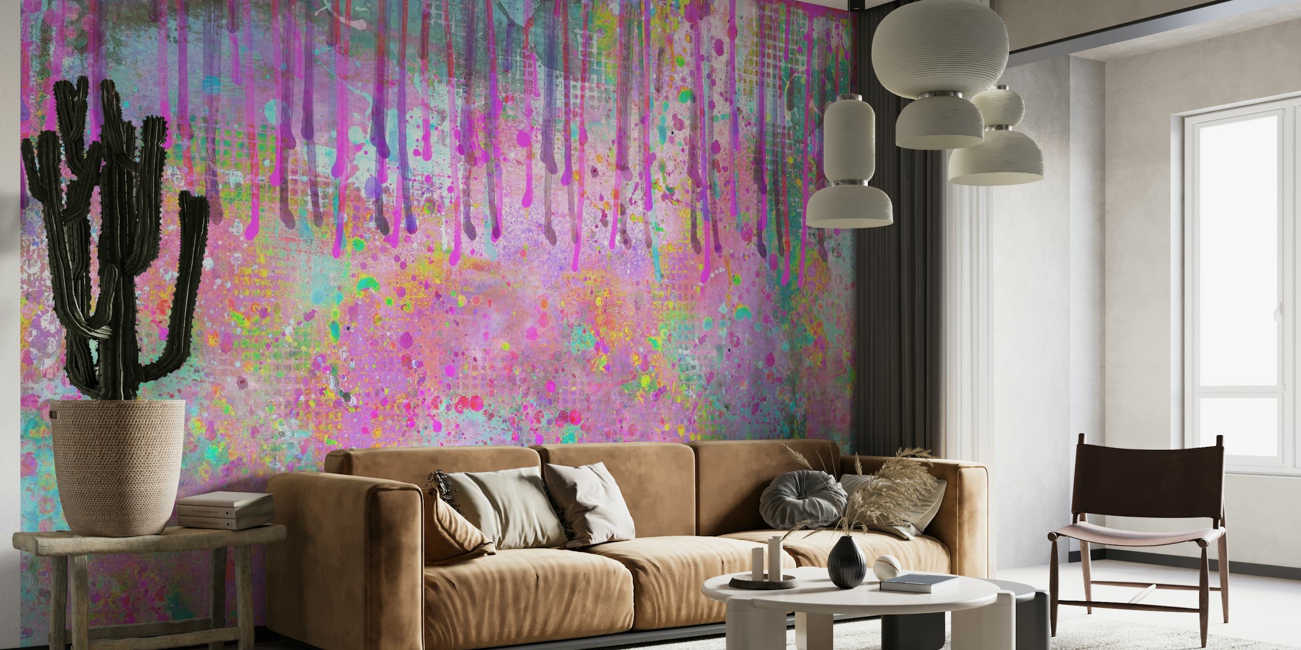Color Splash Paint Explosion behang