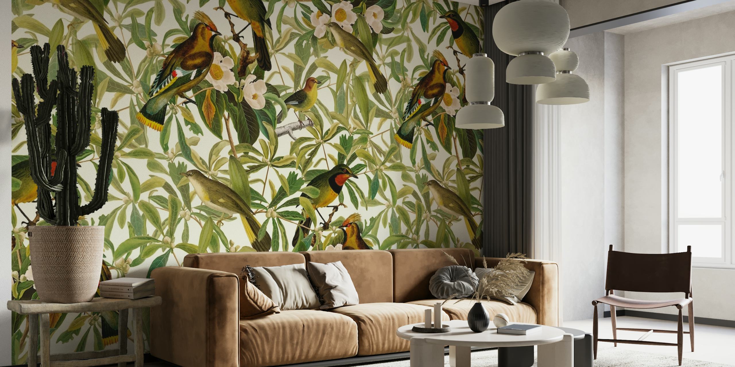 Tropical Bird Night Jungle 17 wallpaper