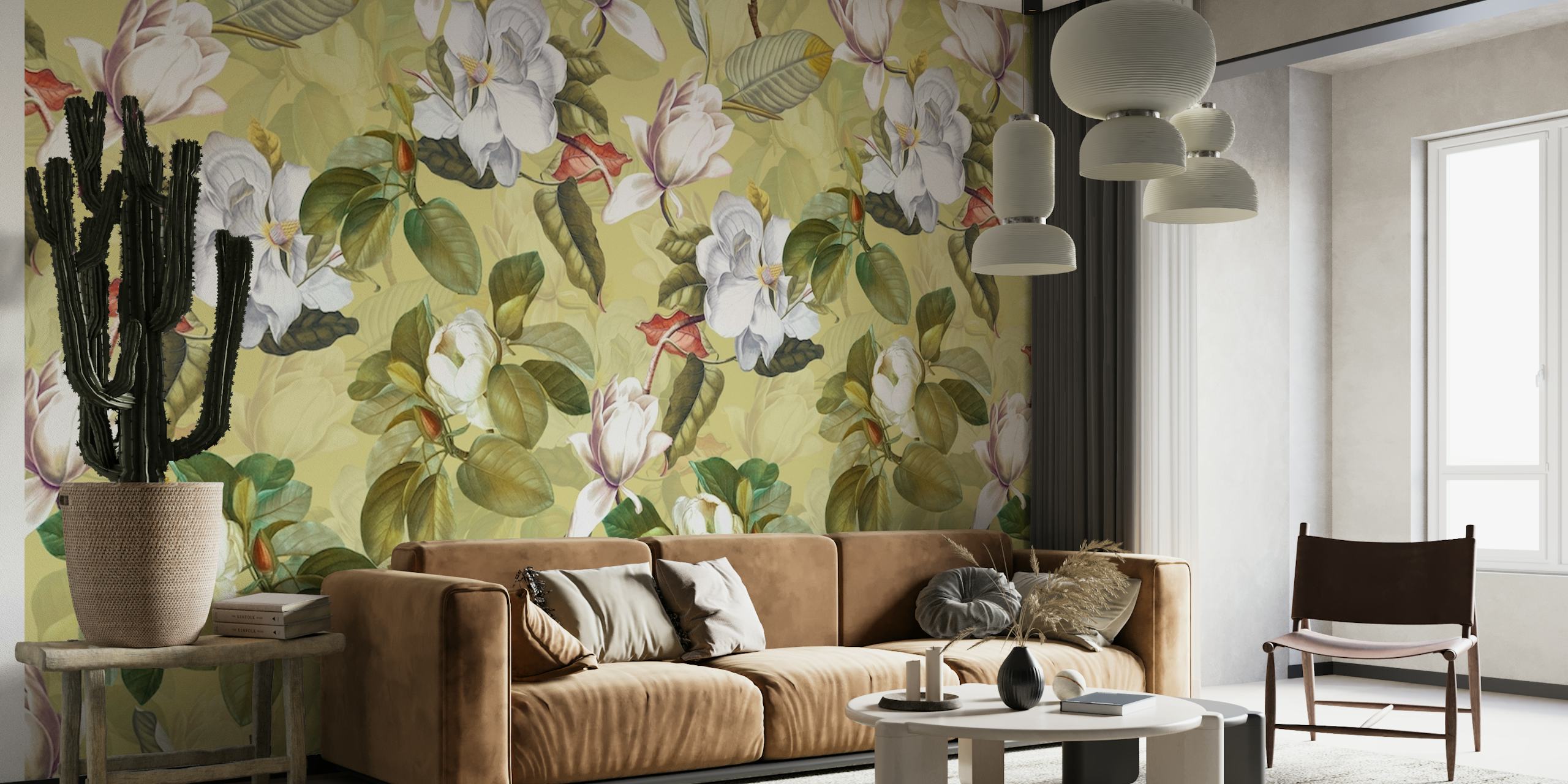 Exotic Magnolia Garden 1 wallpaper