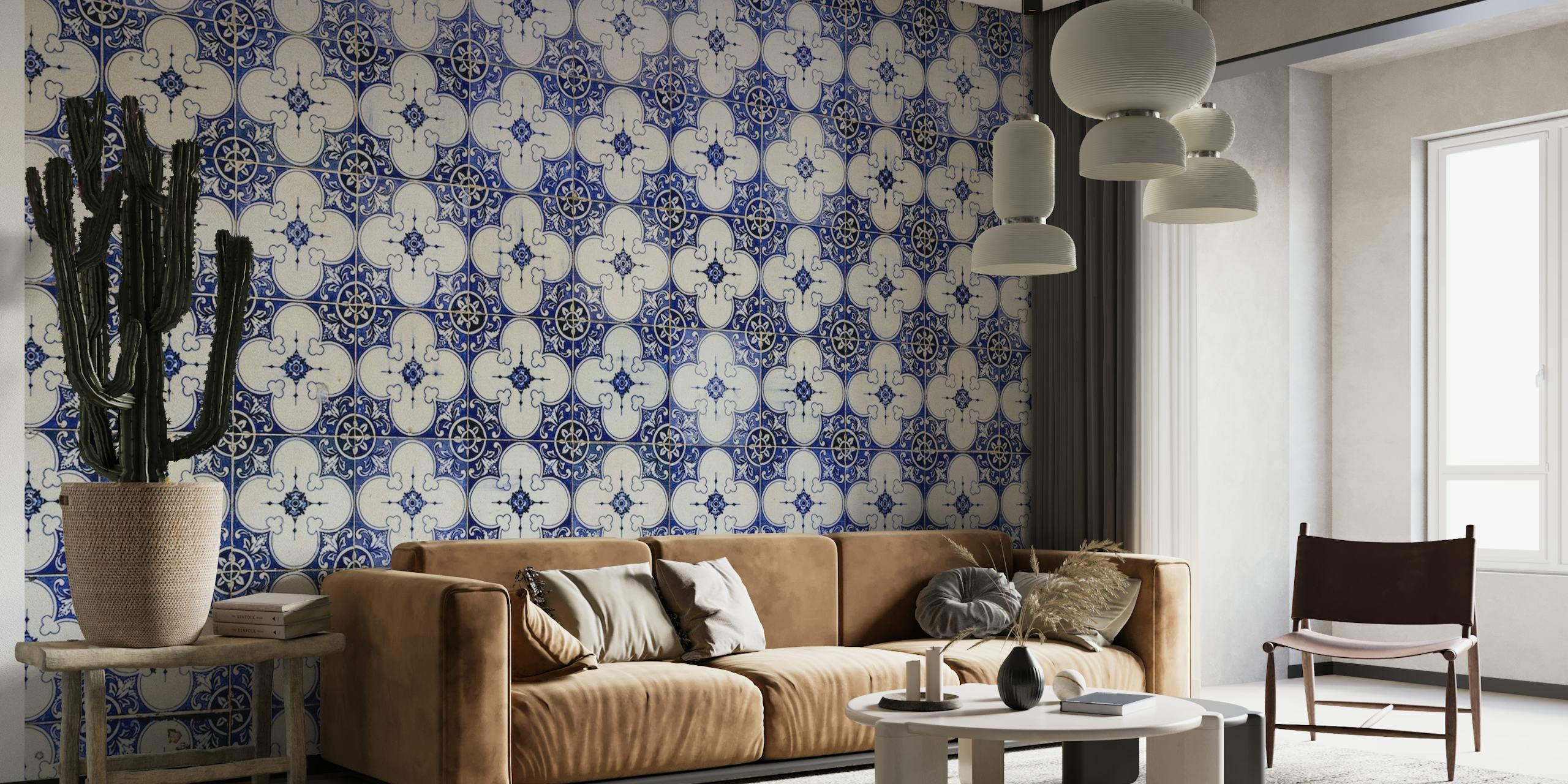 Azulejos-Portugese tiles behang