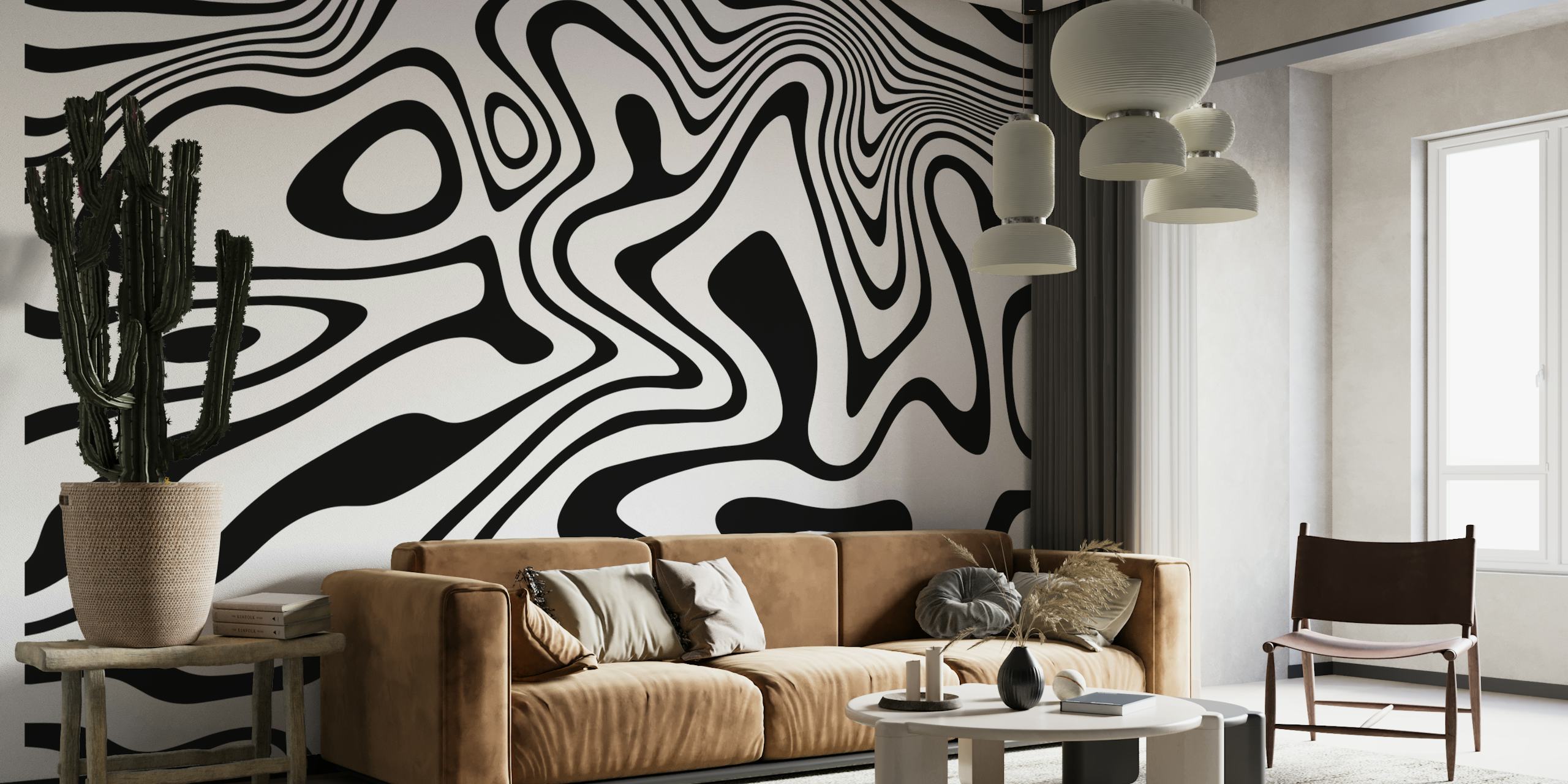 Black And White Line Art 2 wallpaper