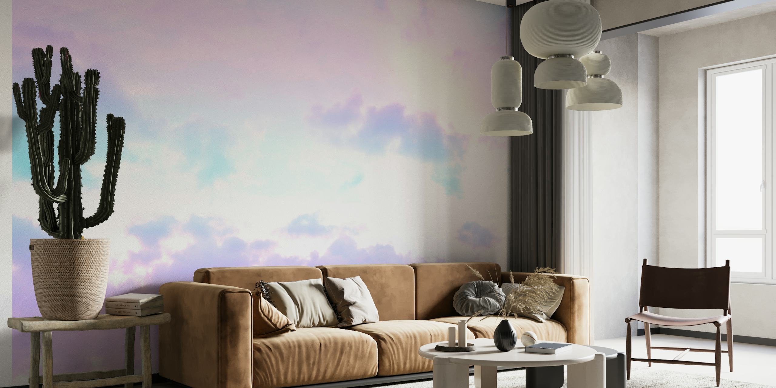 Unicorn Pastel Clouds 1 wallpaper