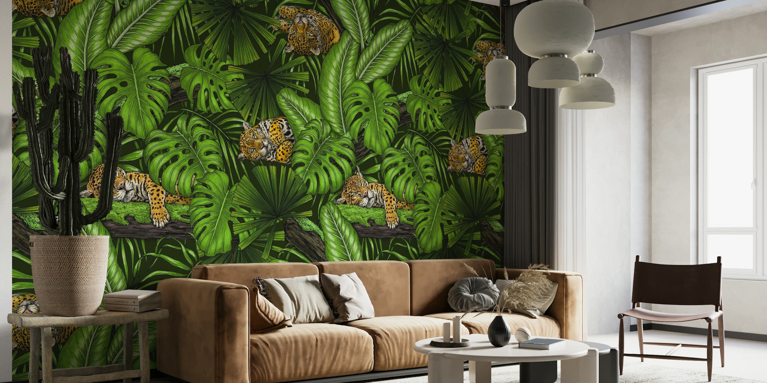 Jungle Kitties tapet i en romsetting