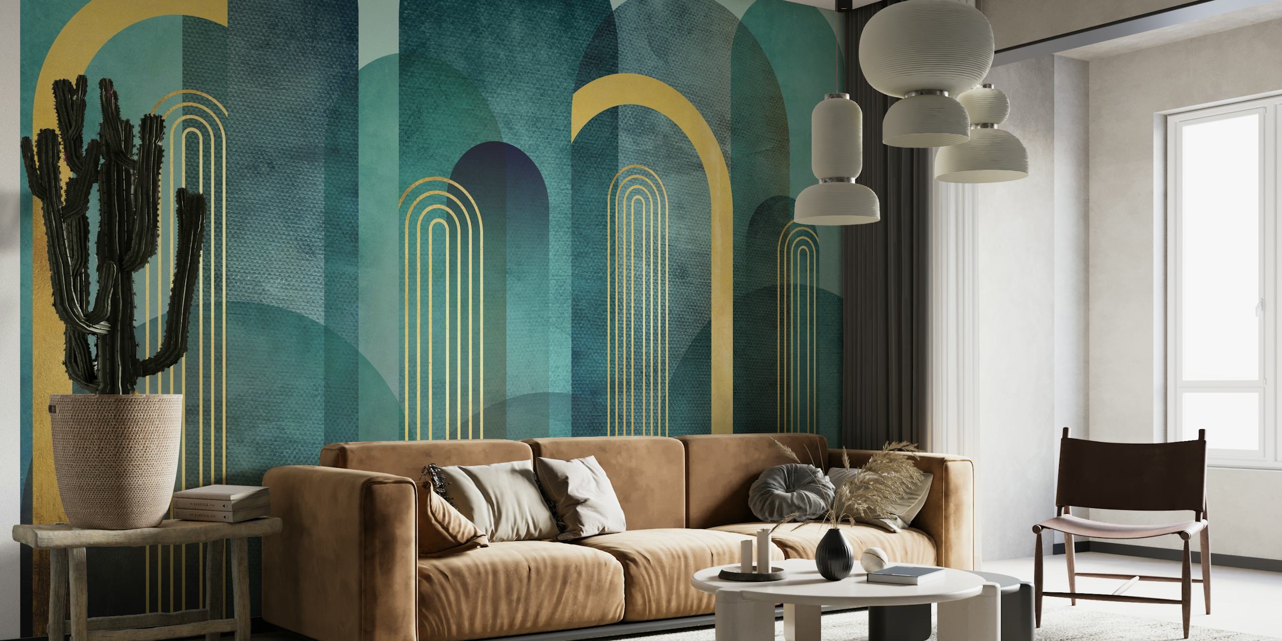 Ταπισε Mid Century Elegance σε ένα δωμάτιο