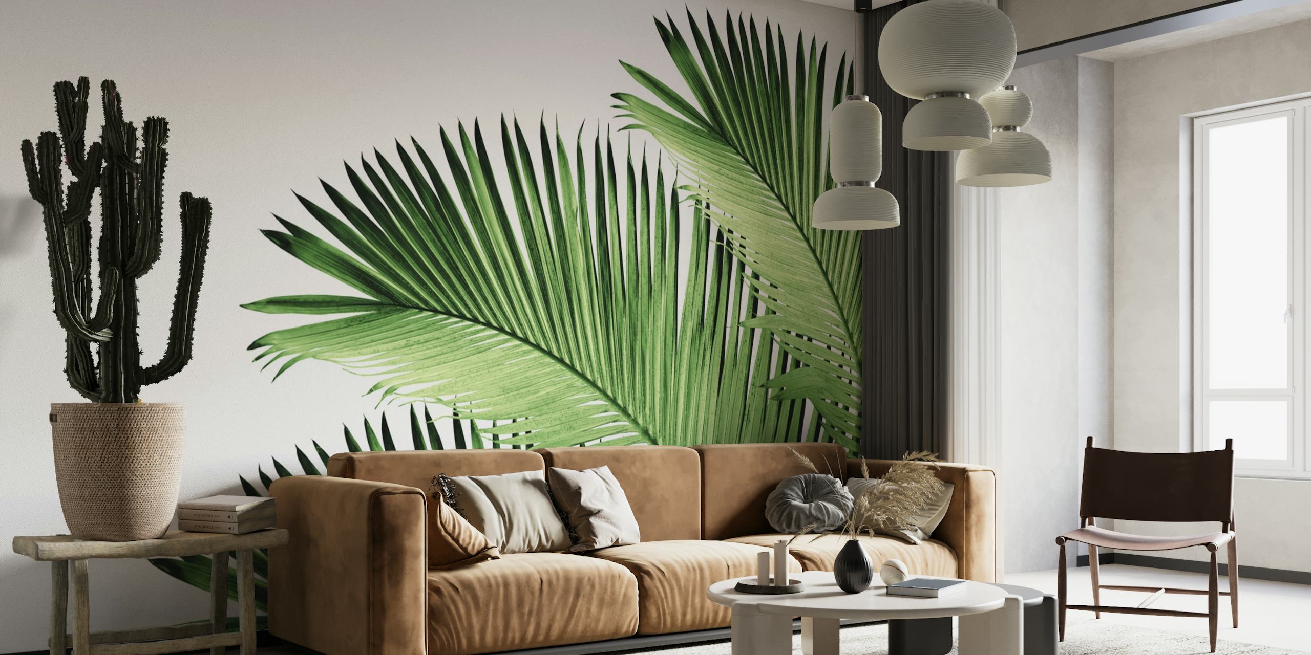 Palm Leaves Bliss 1 wallpaper