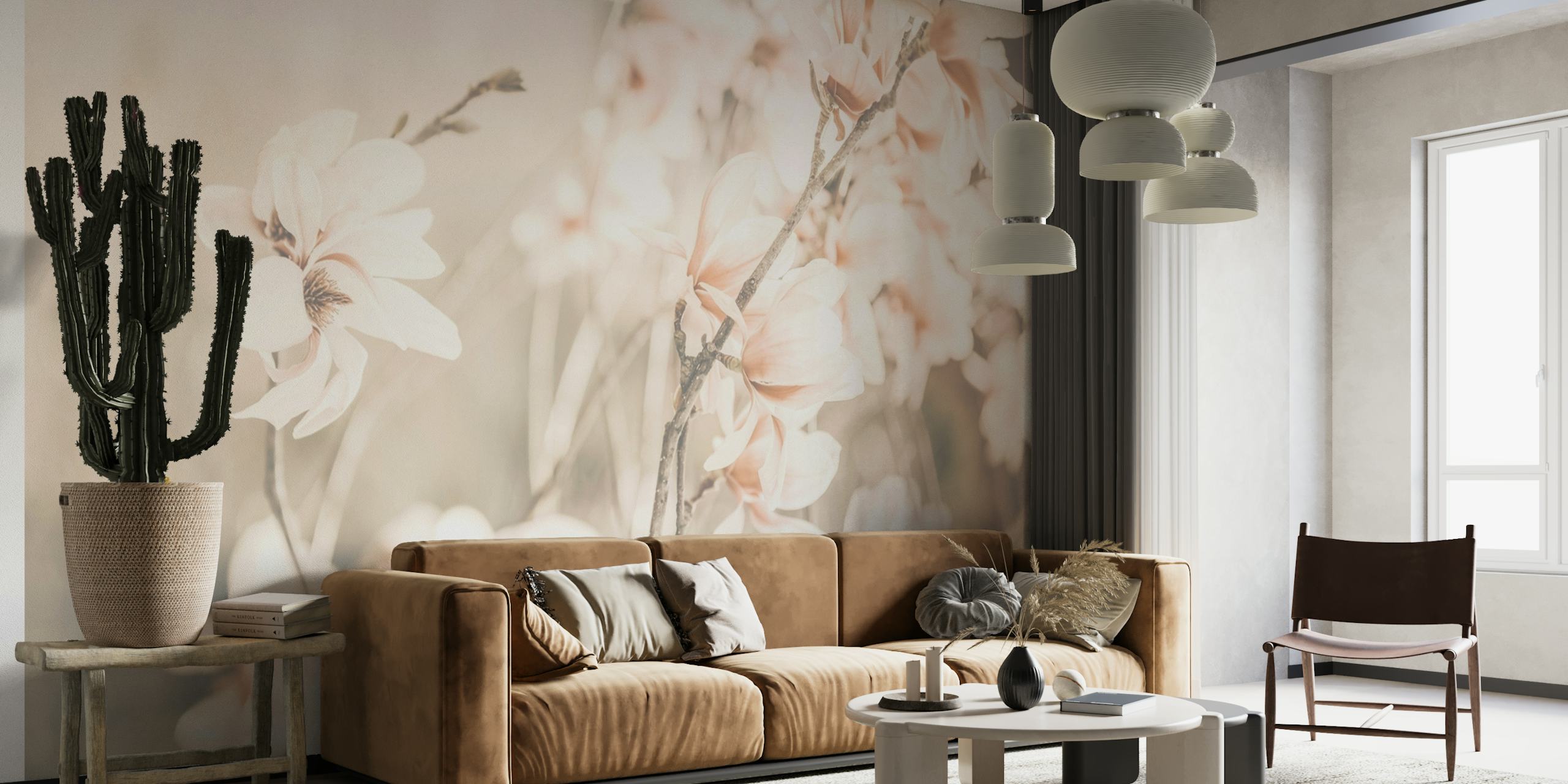 Magnolias Soft Dream wallpaper
