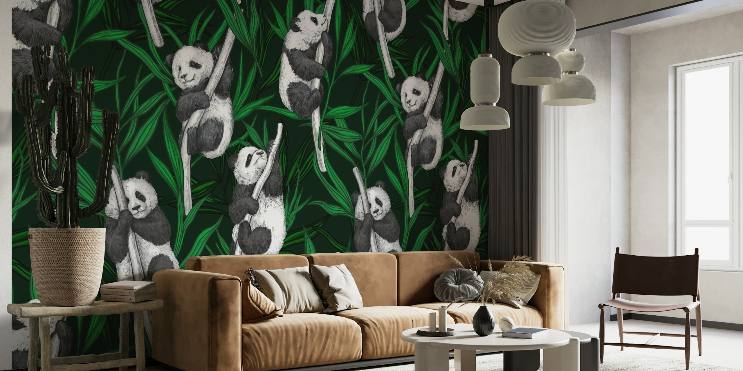 Panda cubs 3 papiers peint