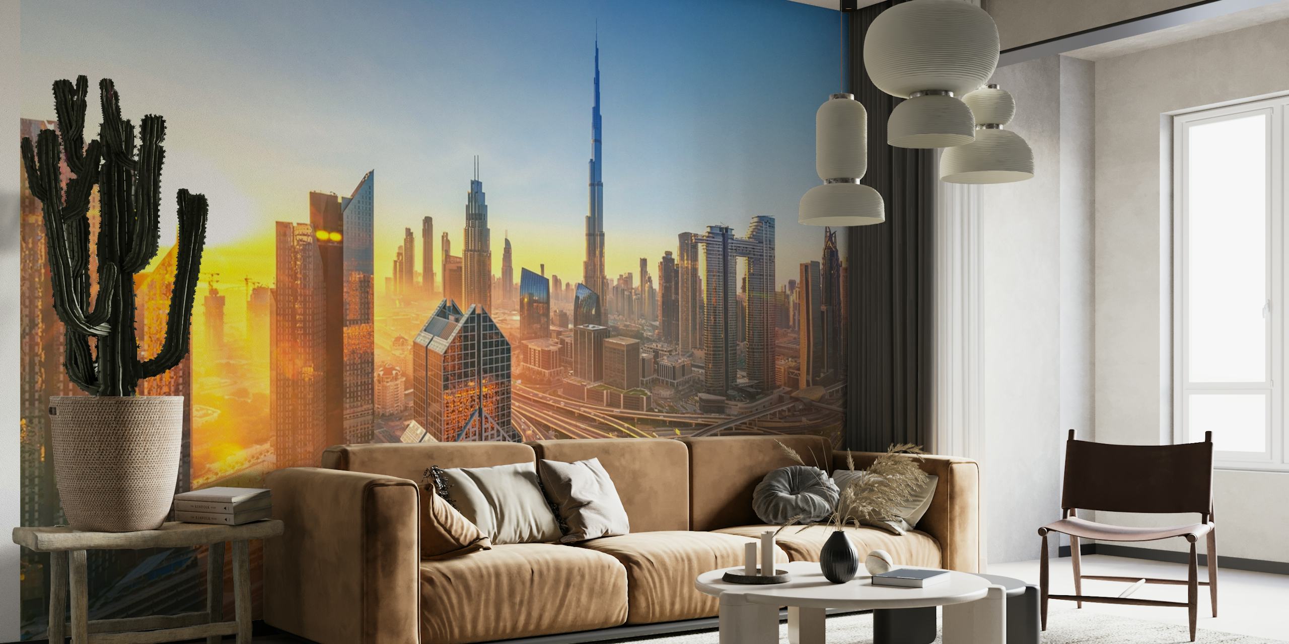Dubai city center papel de parede