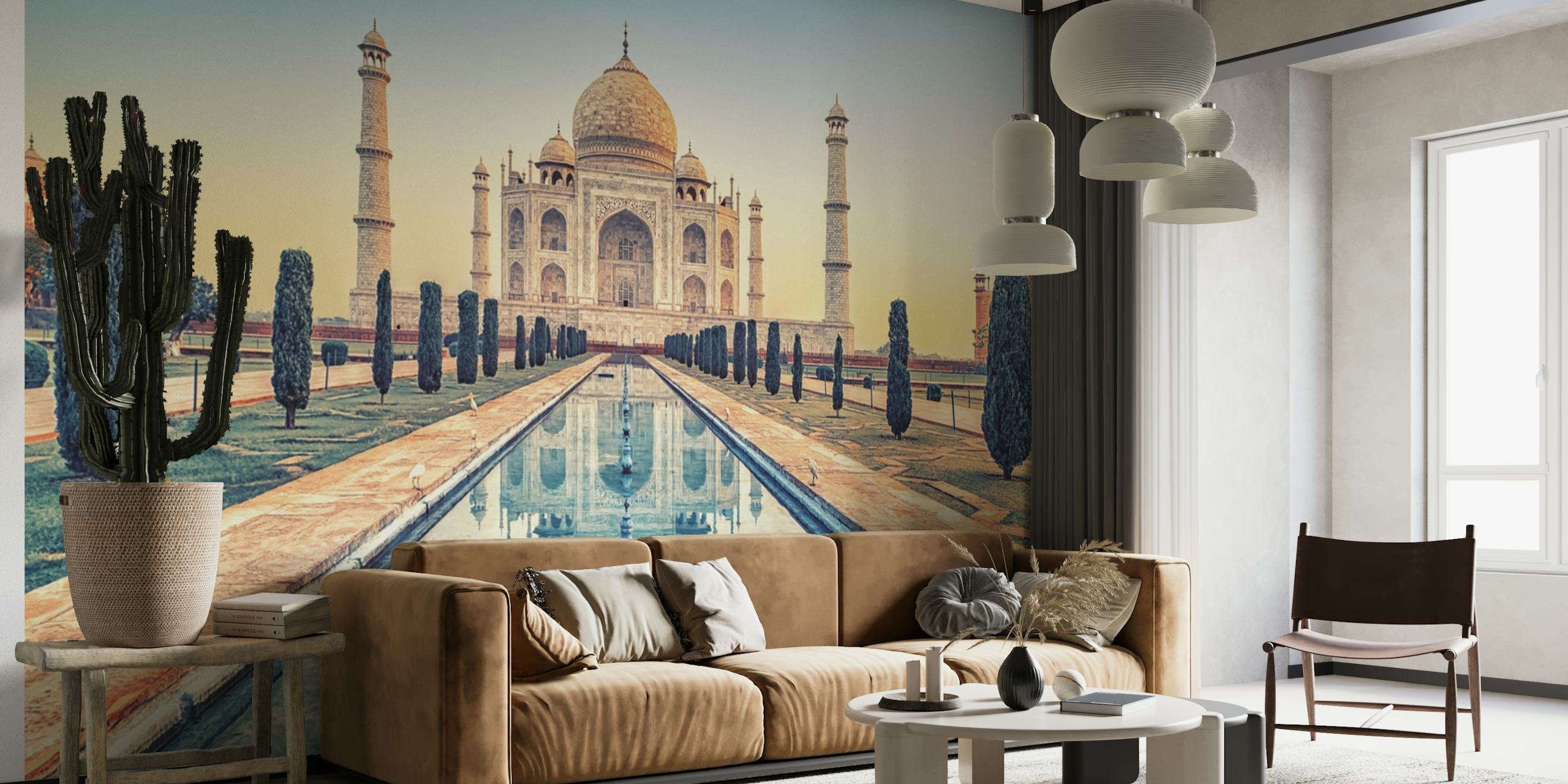 Taj Mahal Mausoleum tapetti huoneessa