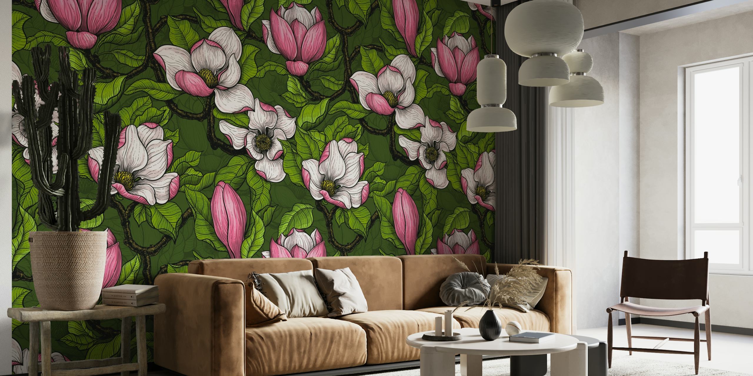 Blooming magnolia 2 wallpaper