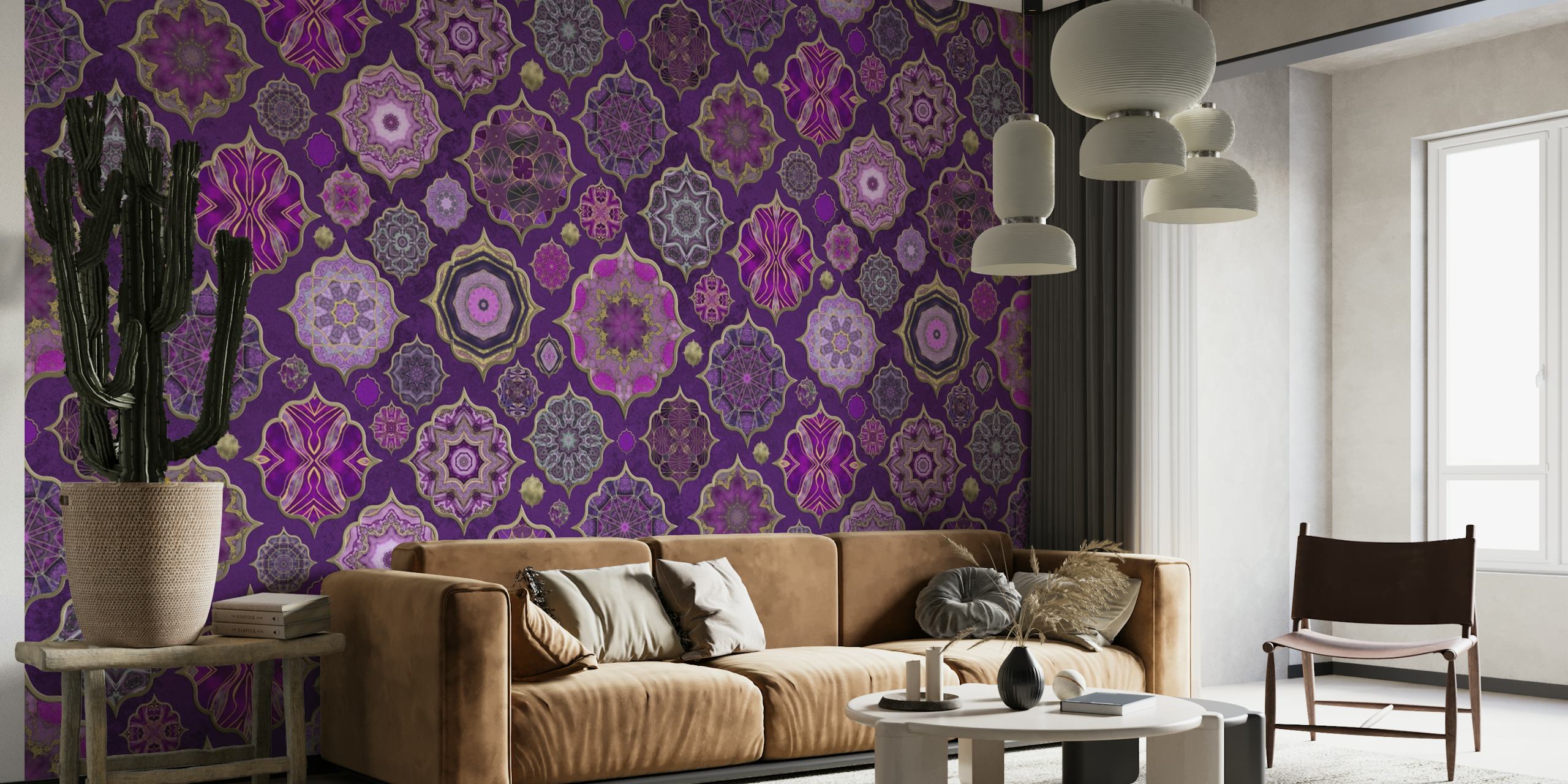 Moroccan Tile vintage Elegance tapetit