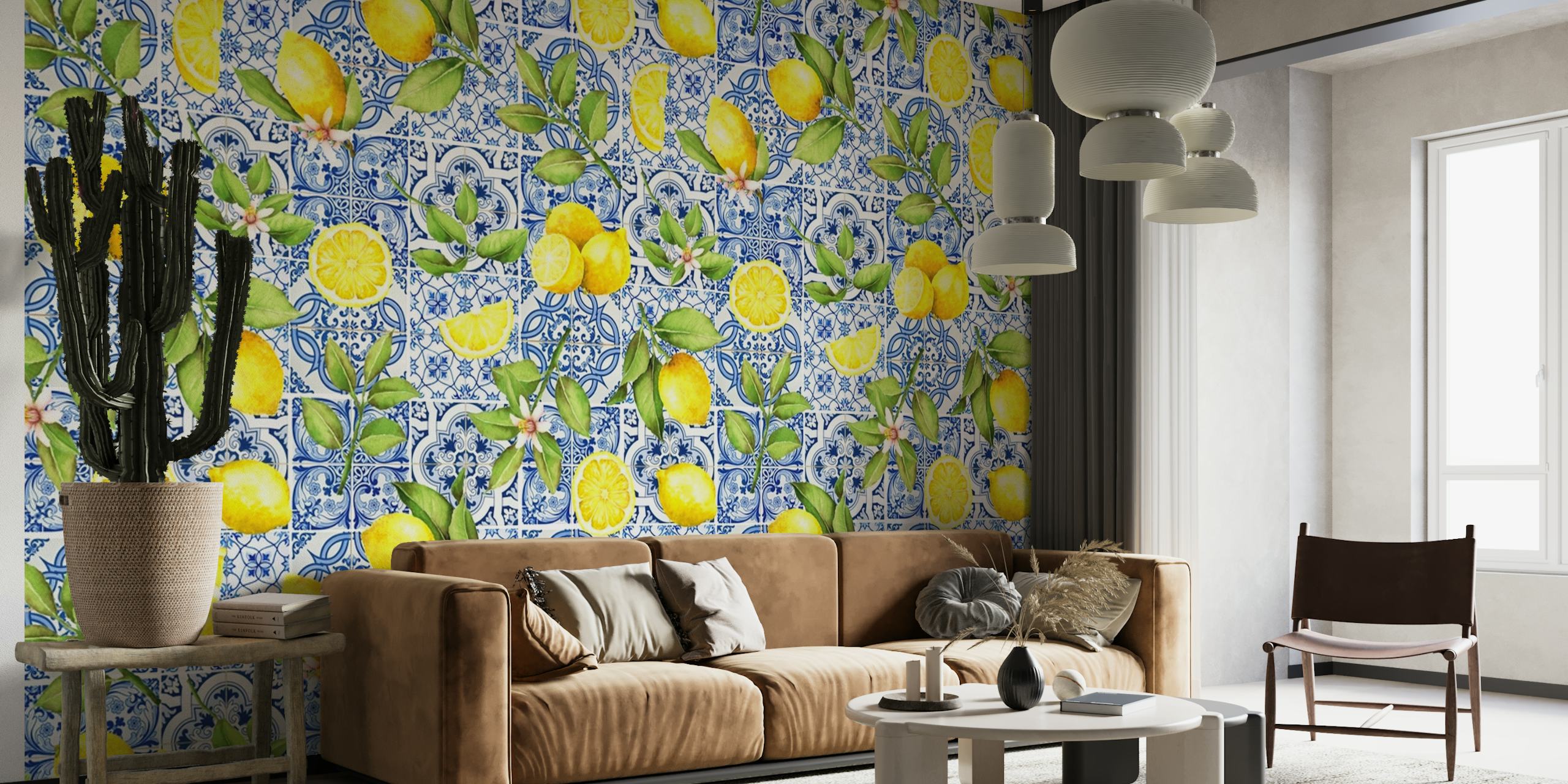 Mediterranean Summer Tiles wallpaper