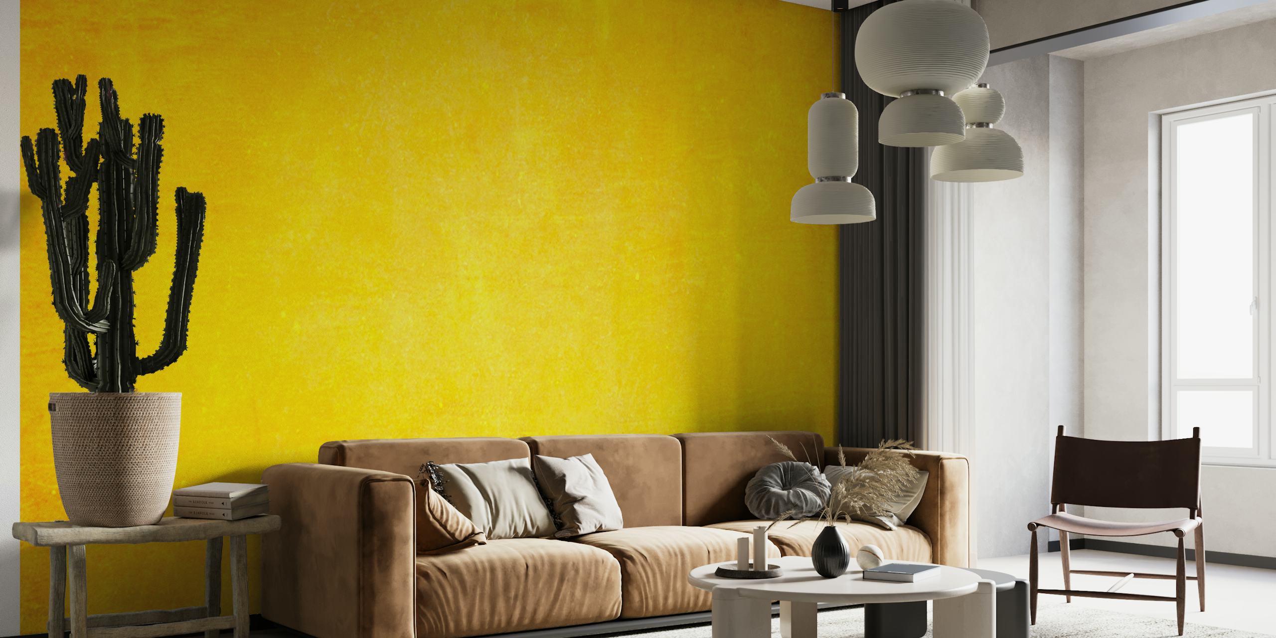 Yellow grunge II wallpaper