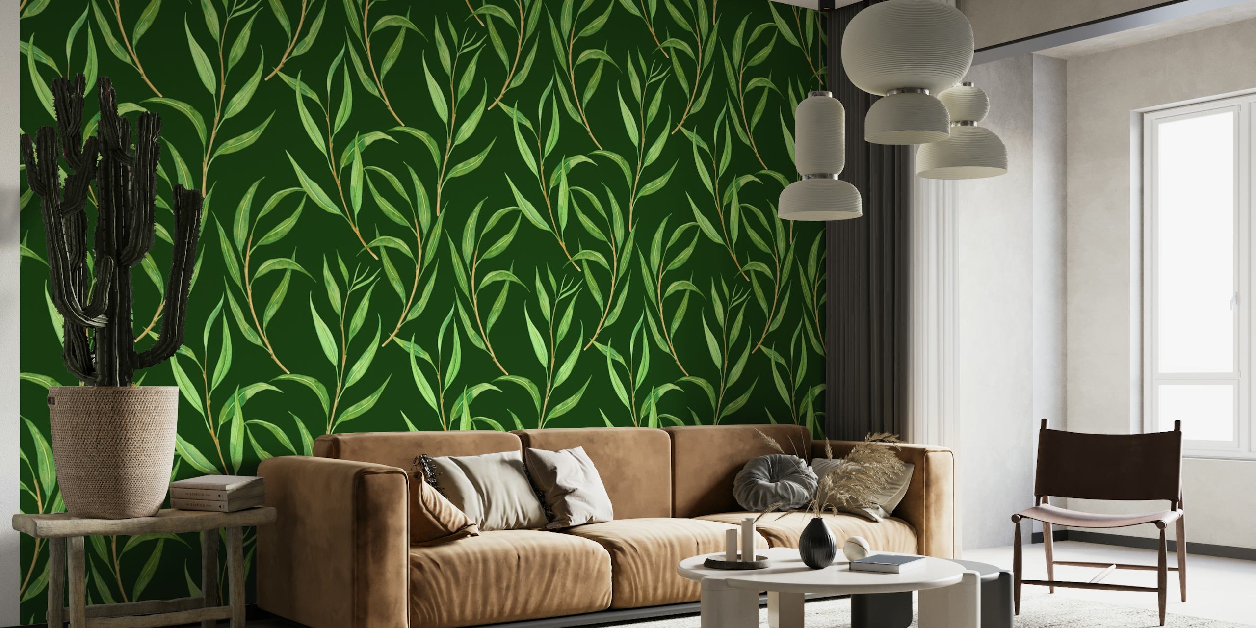 Eucalyptus watercolor 3 wallpaper