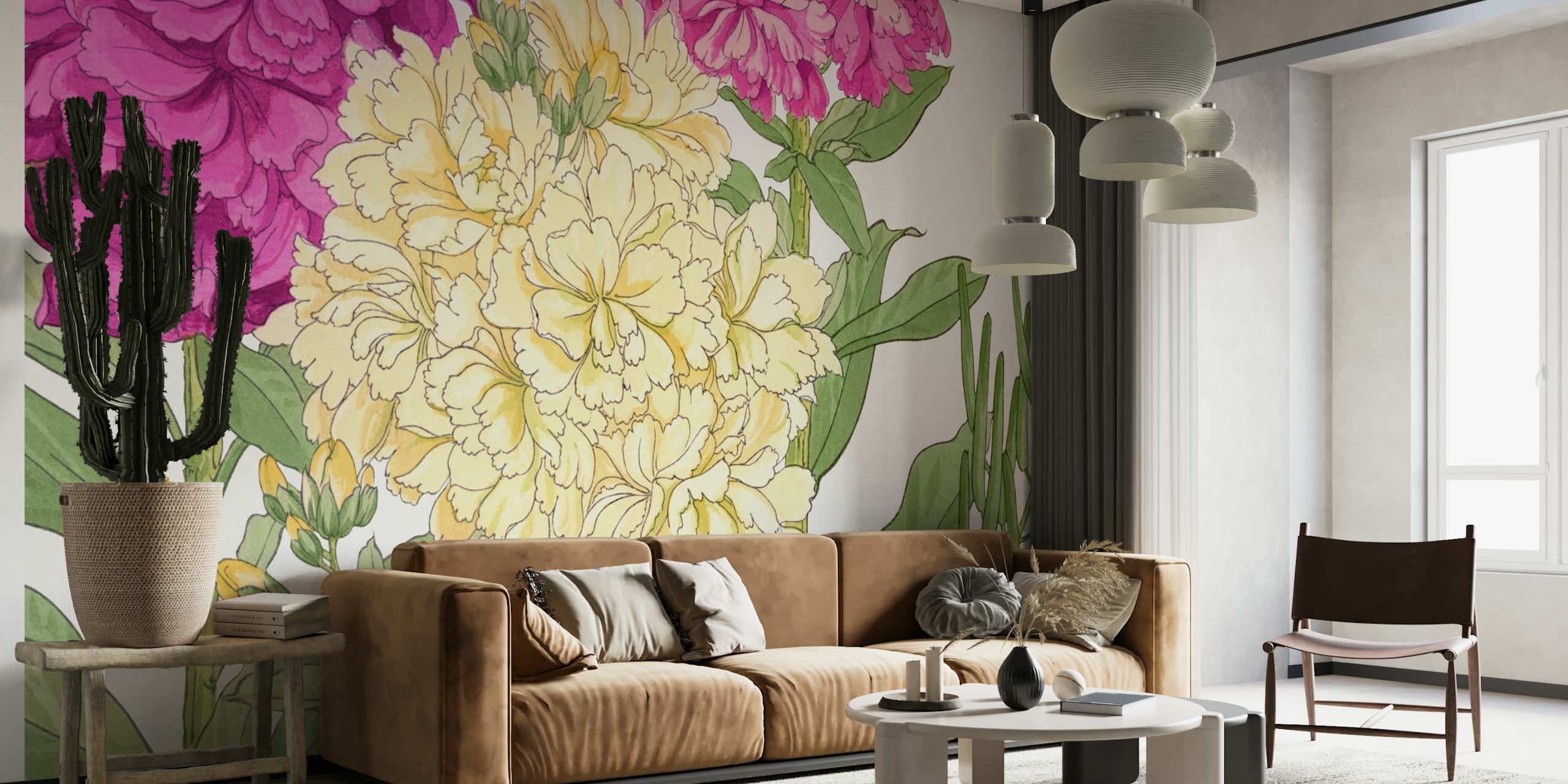 Japan Floral Art design tapetů