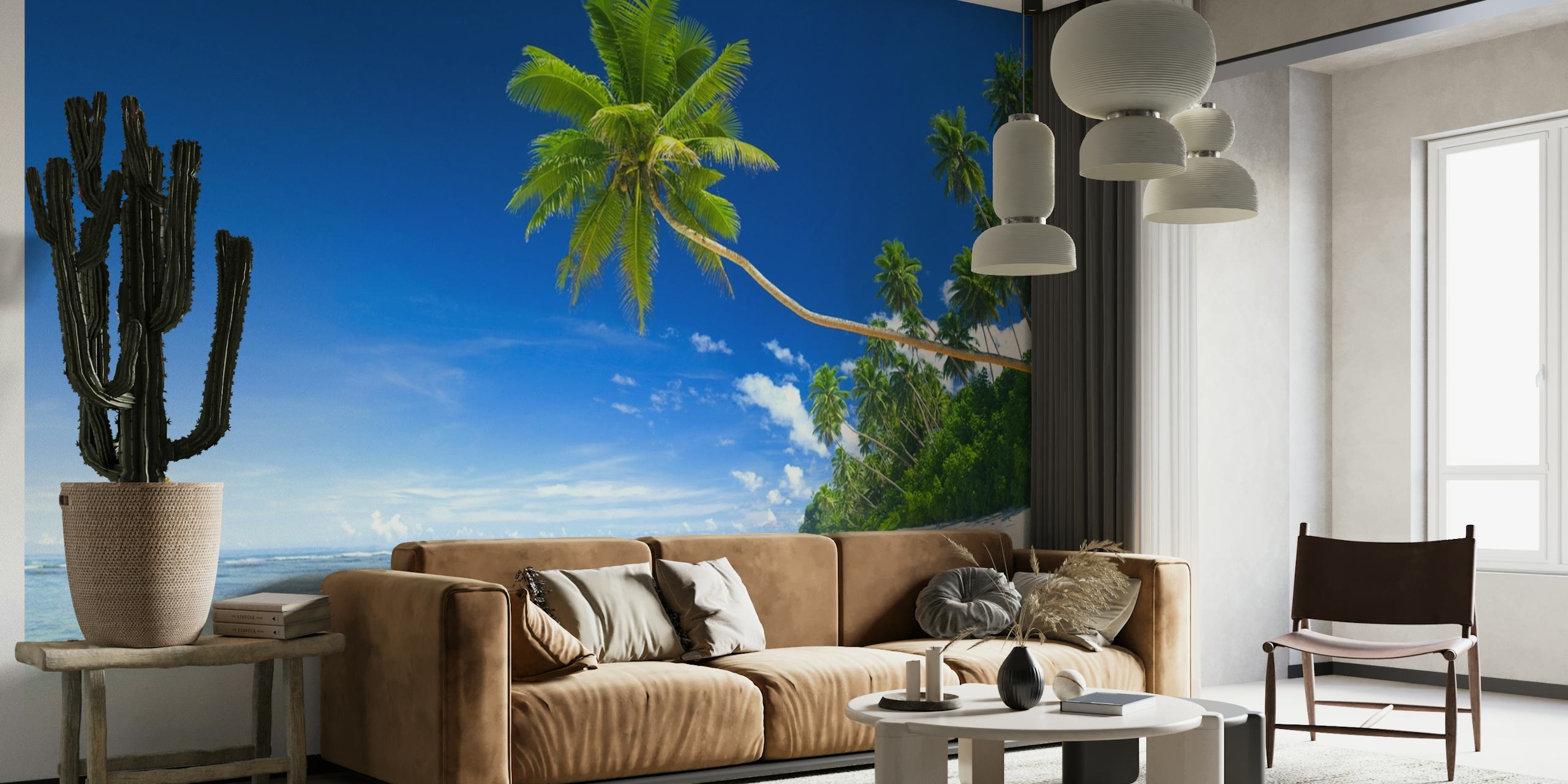 Tropical beach II wallpaper