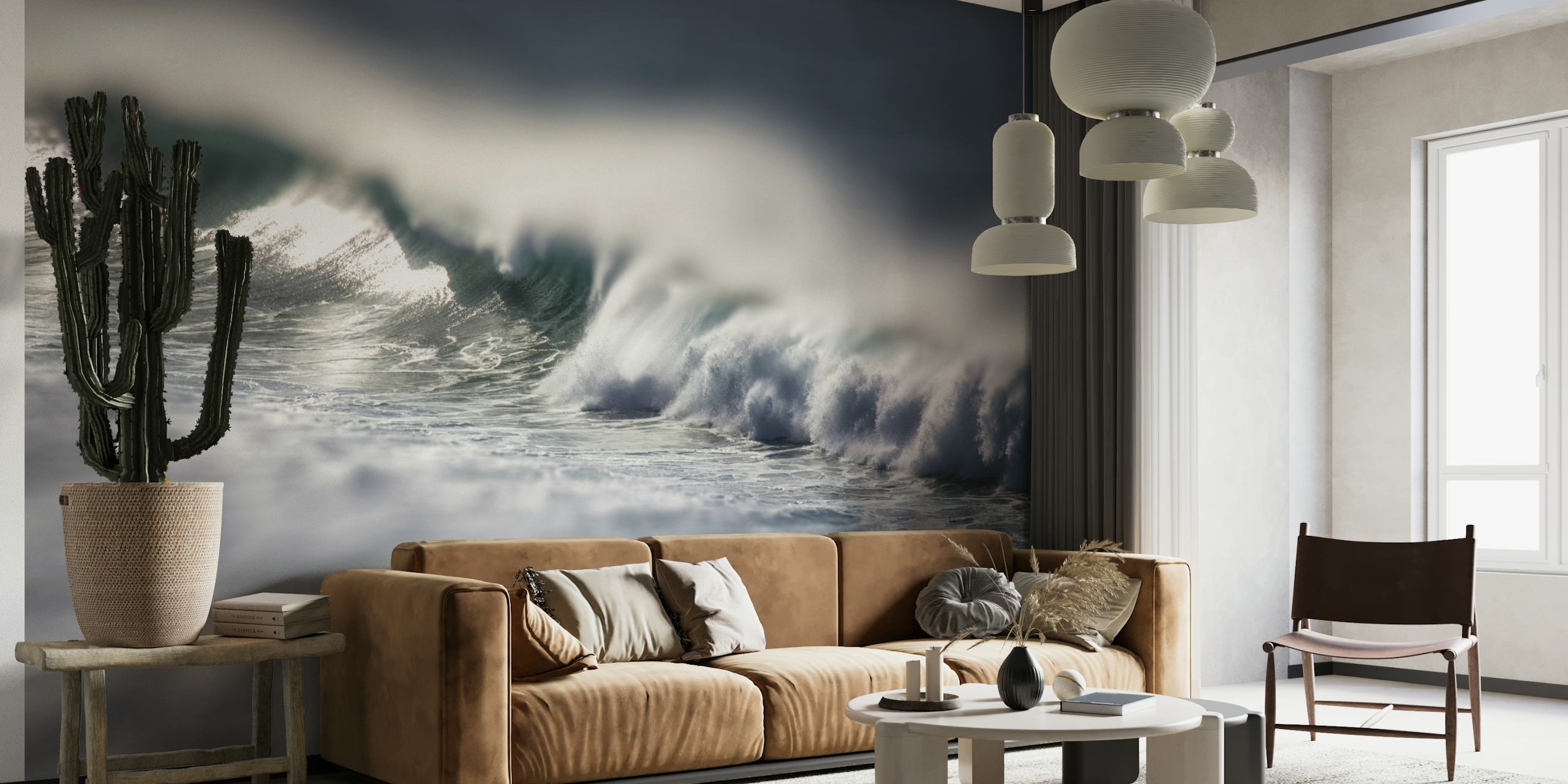 Atlantic surf wallpaper