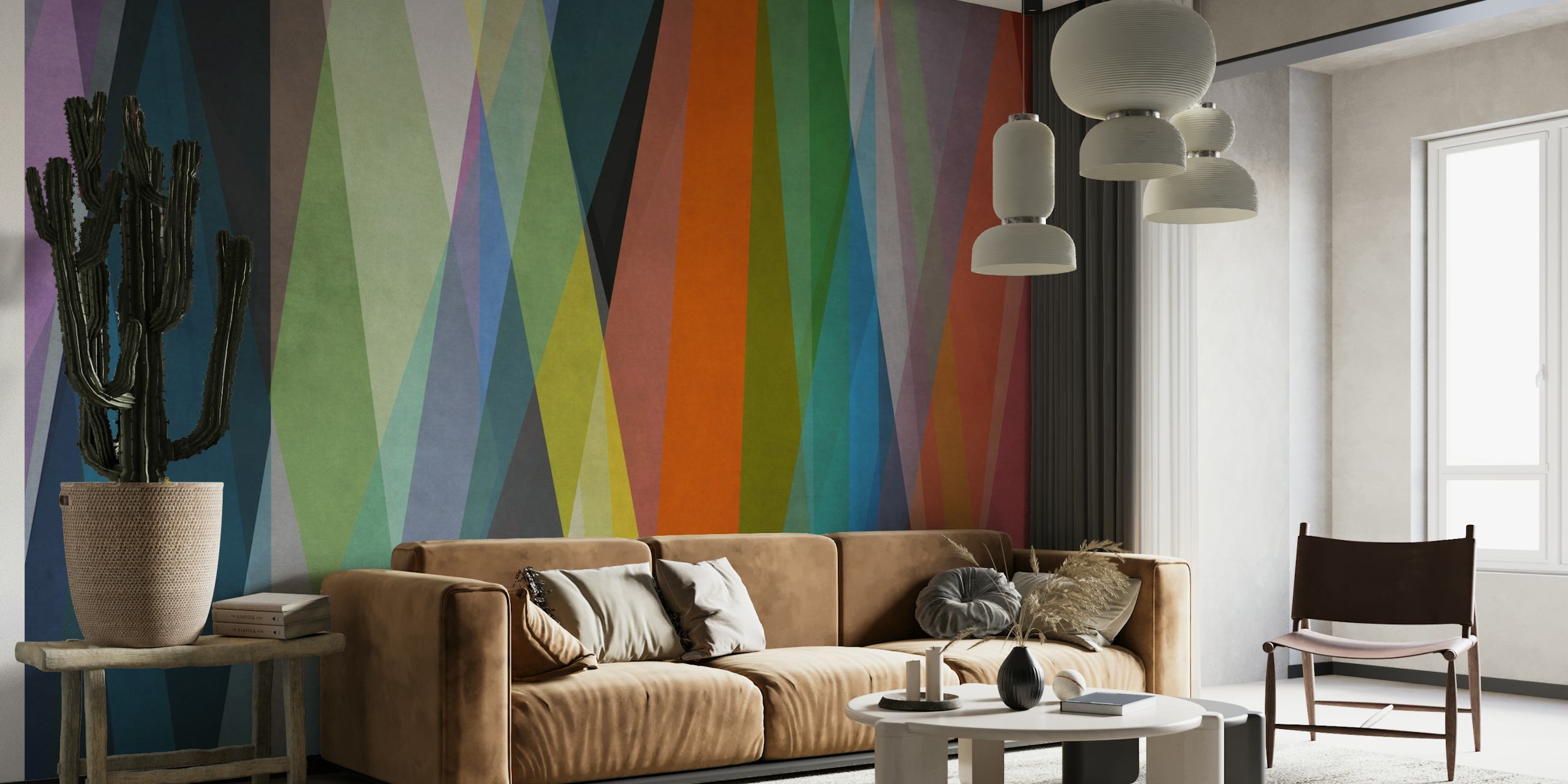 Overlapping Stripes wallpaper