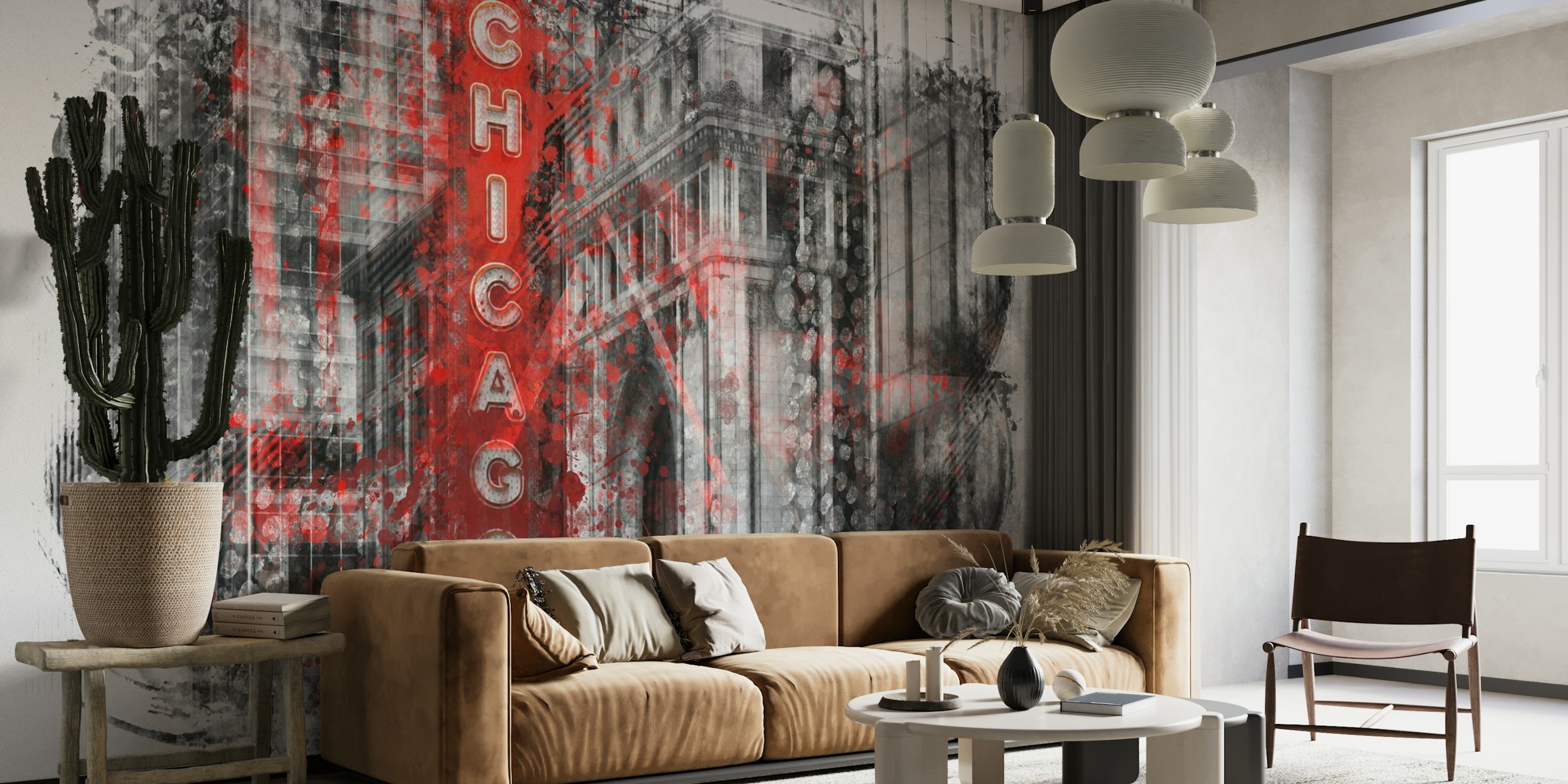 Modern Art CHICAGO behang