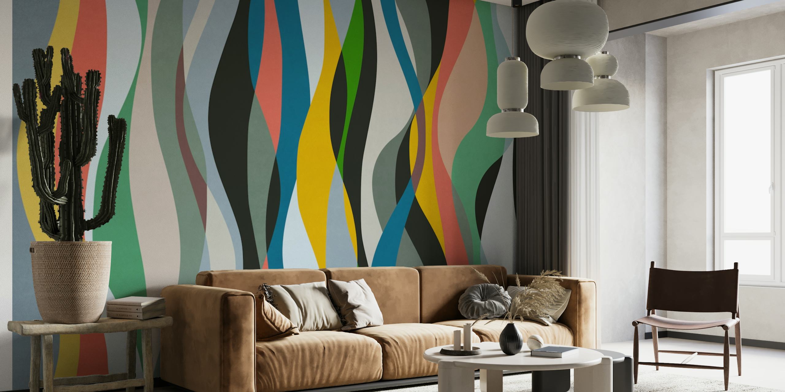 Undulating Colors wallpaper