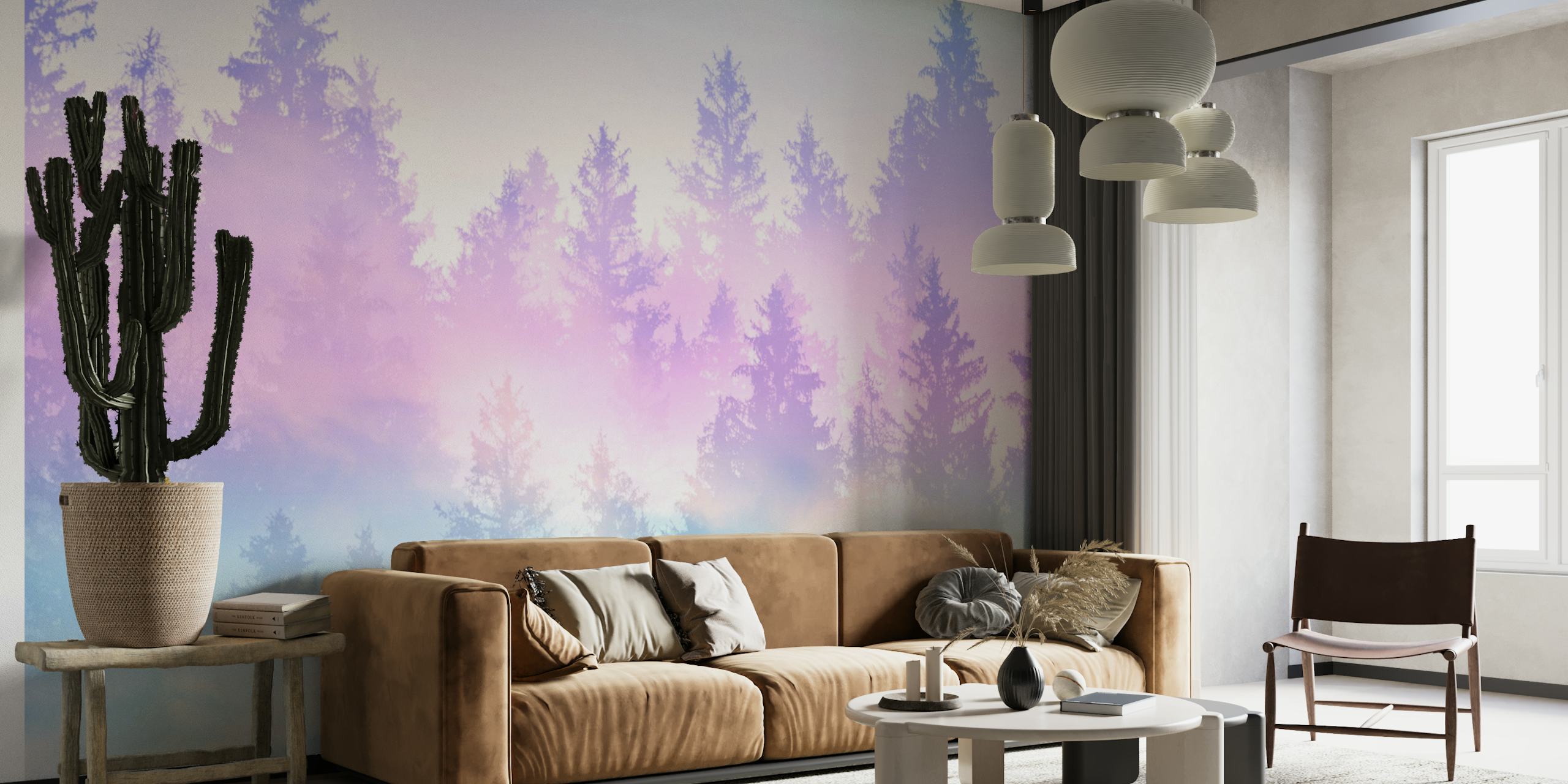 Pastel Forest Dream 5 wallpaper