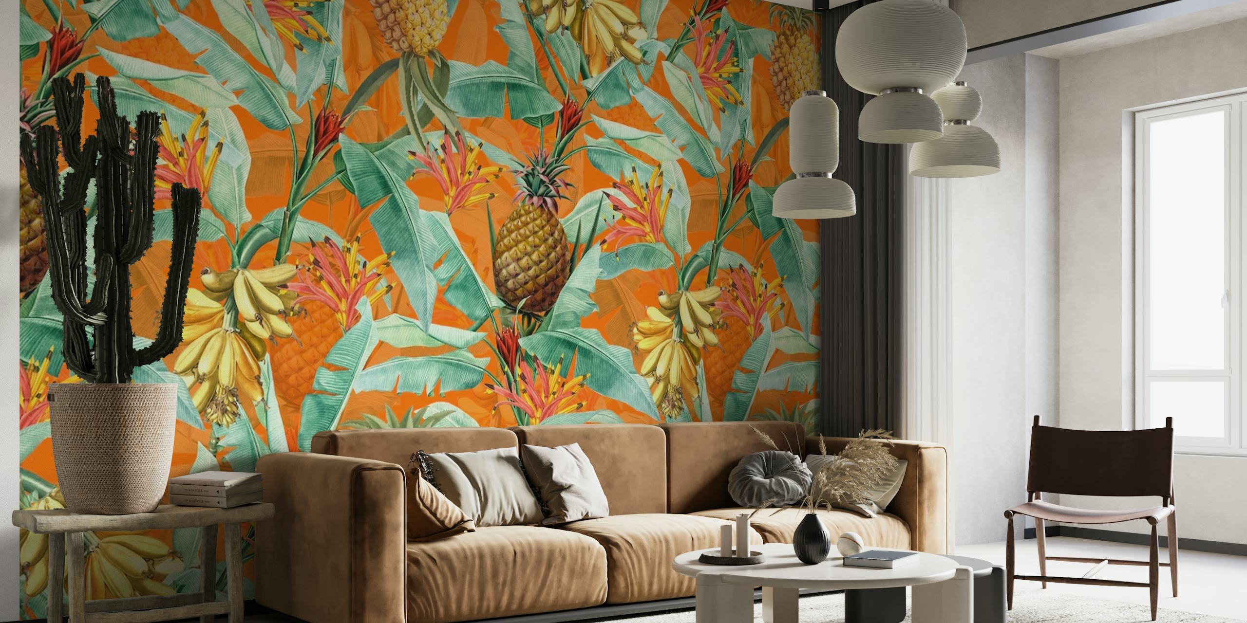 Tropical Fruit Garden wallpaper