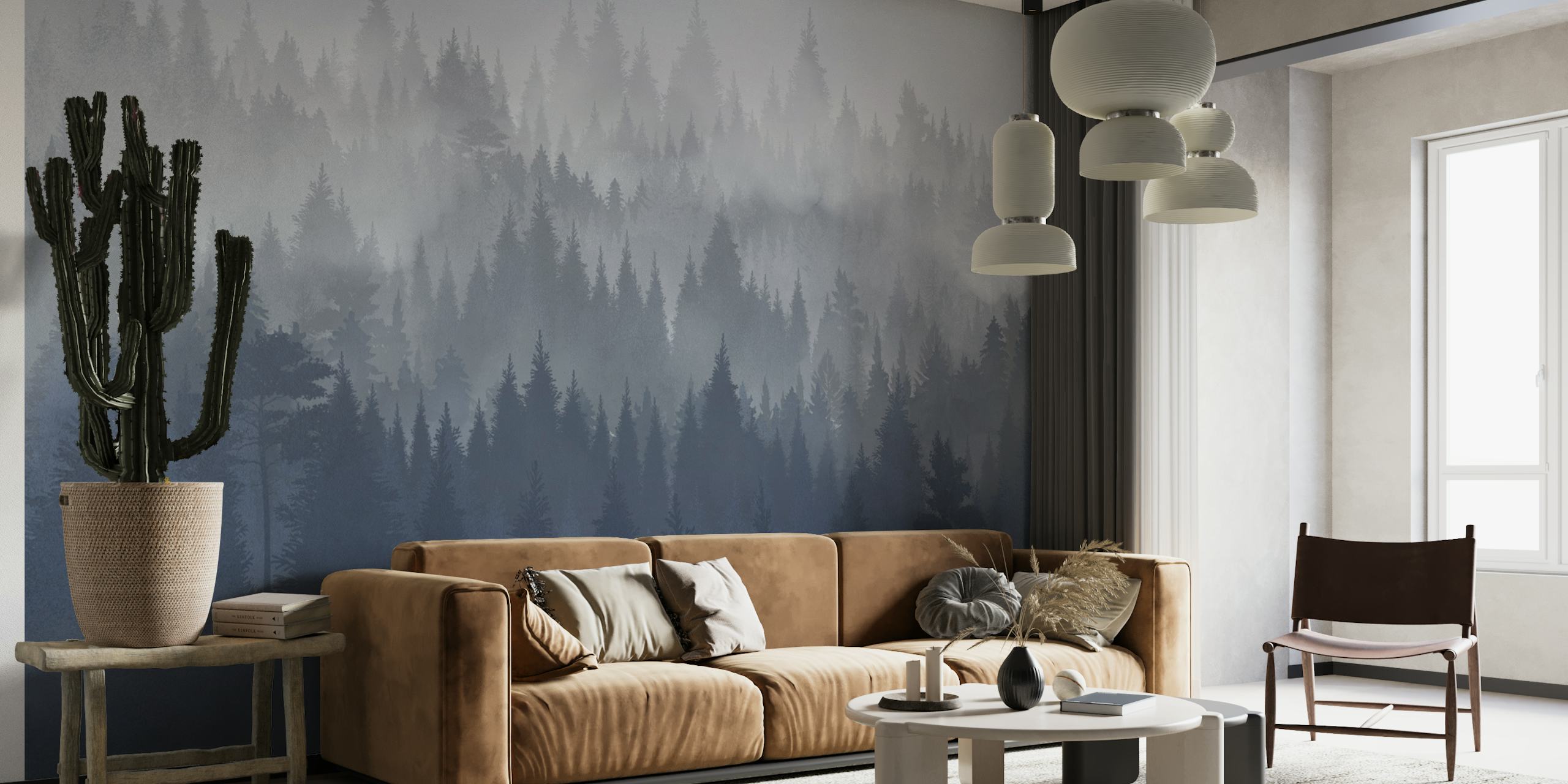 Forest Blue wallpaper