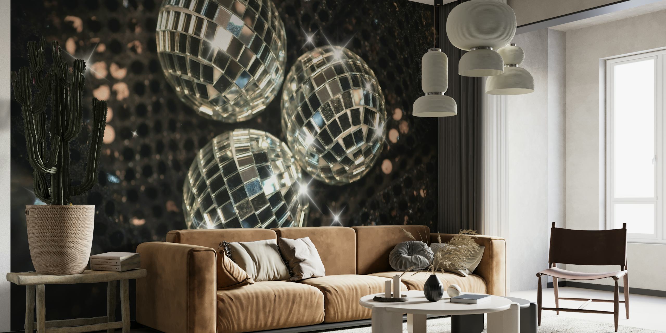 Disco Balls Glam 2 wallpaper