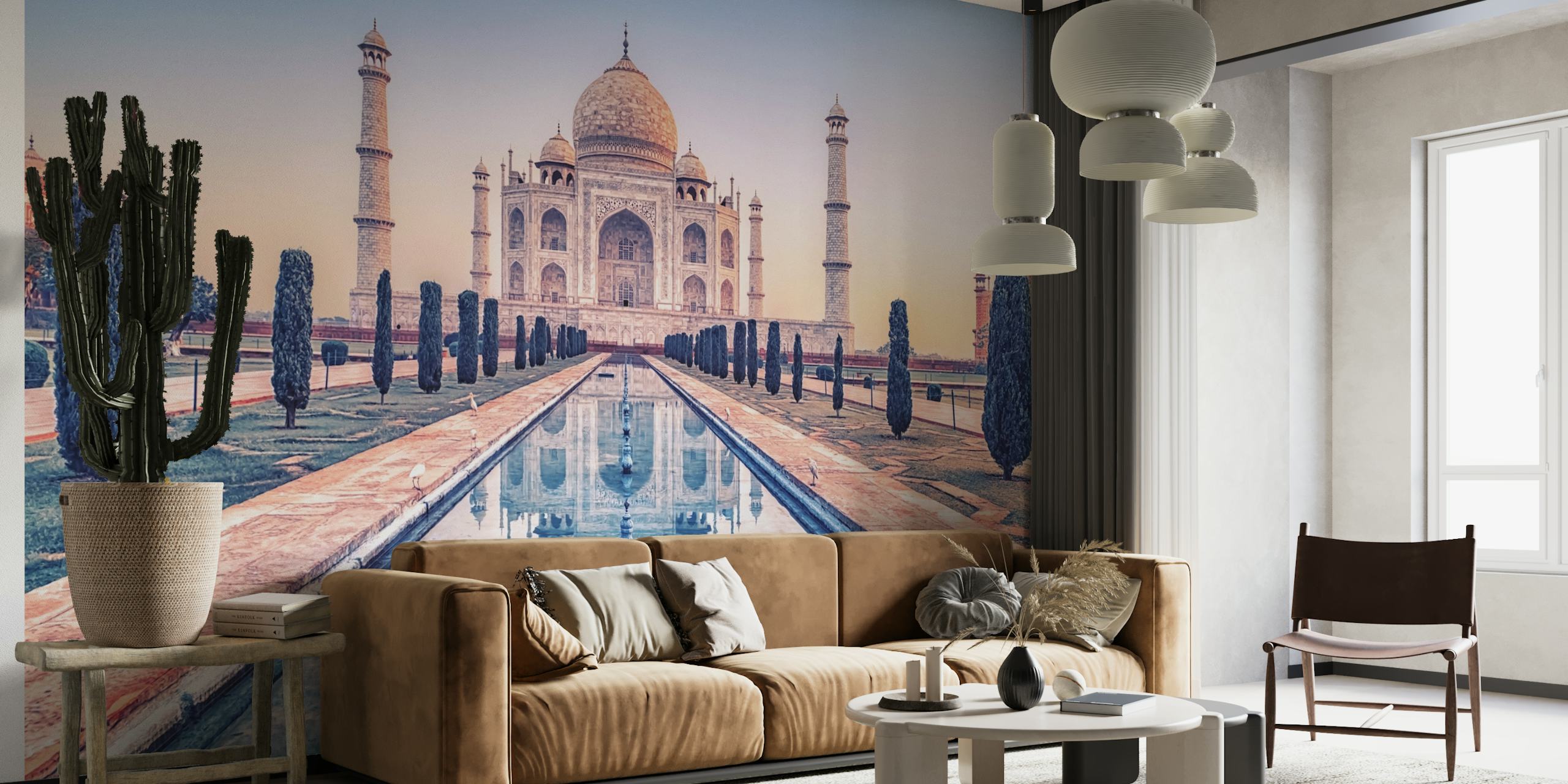 Taj Mahal Morning behang