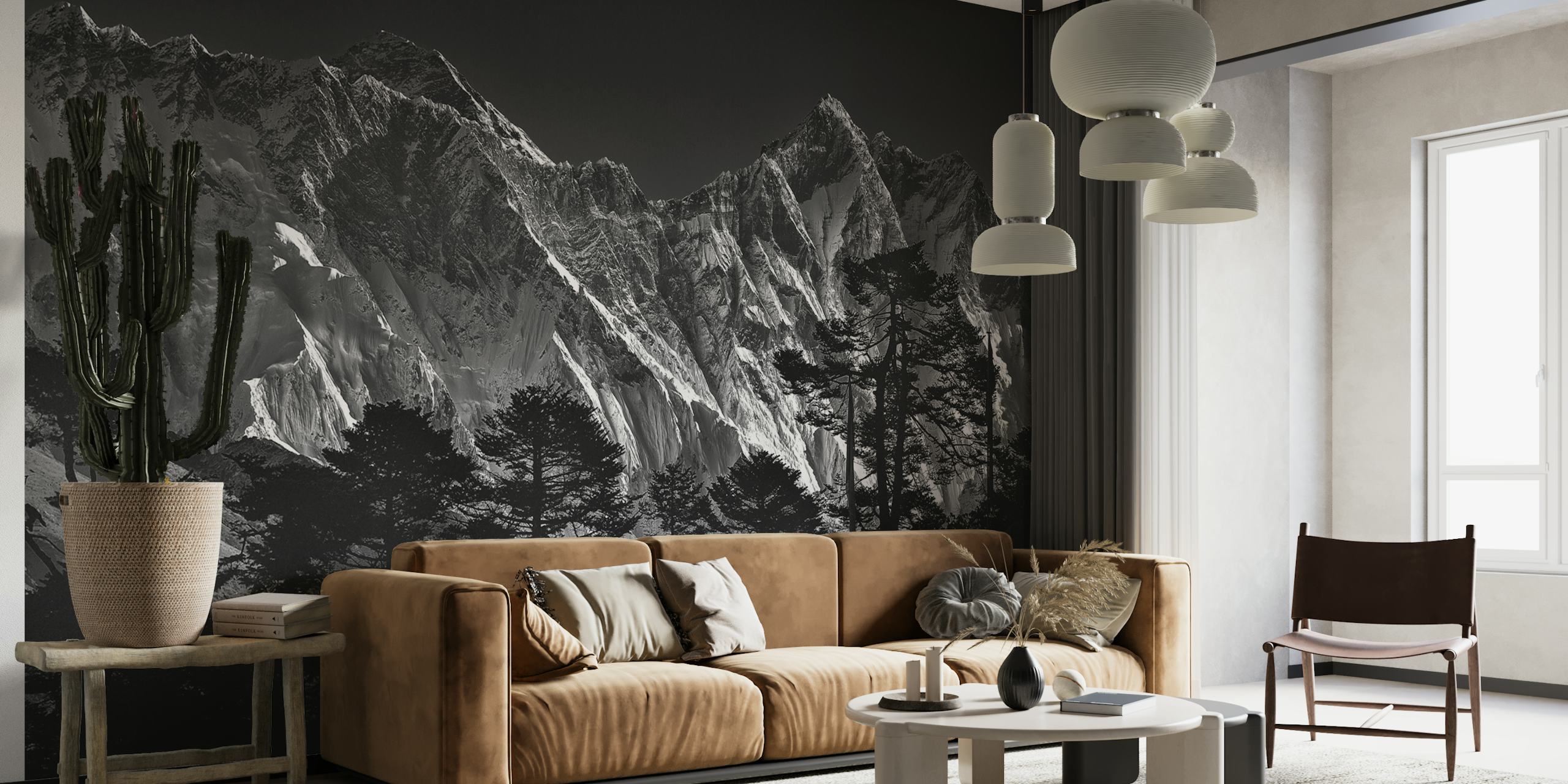 Everest view wallpaper