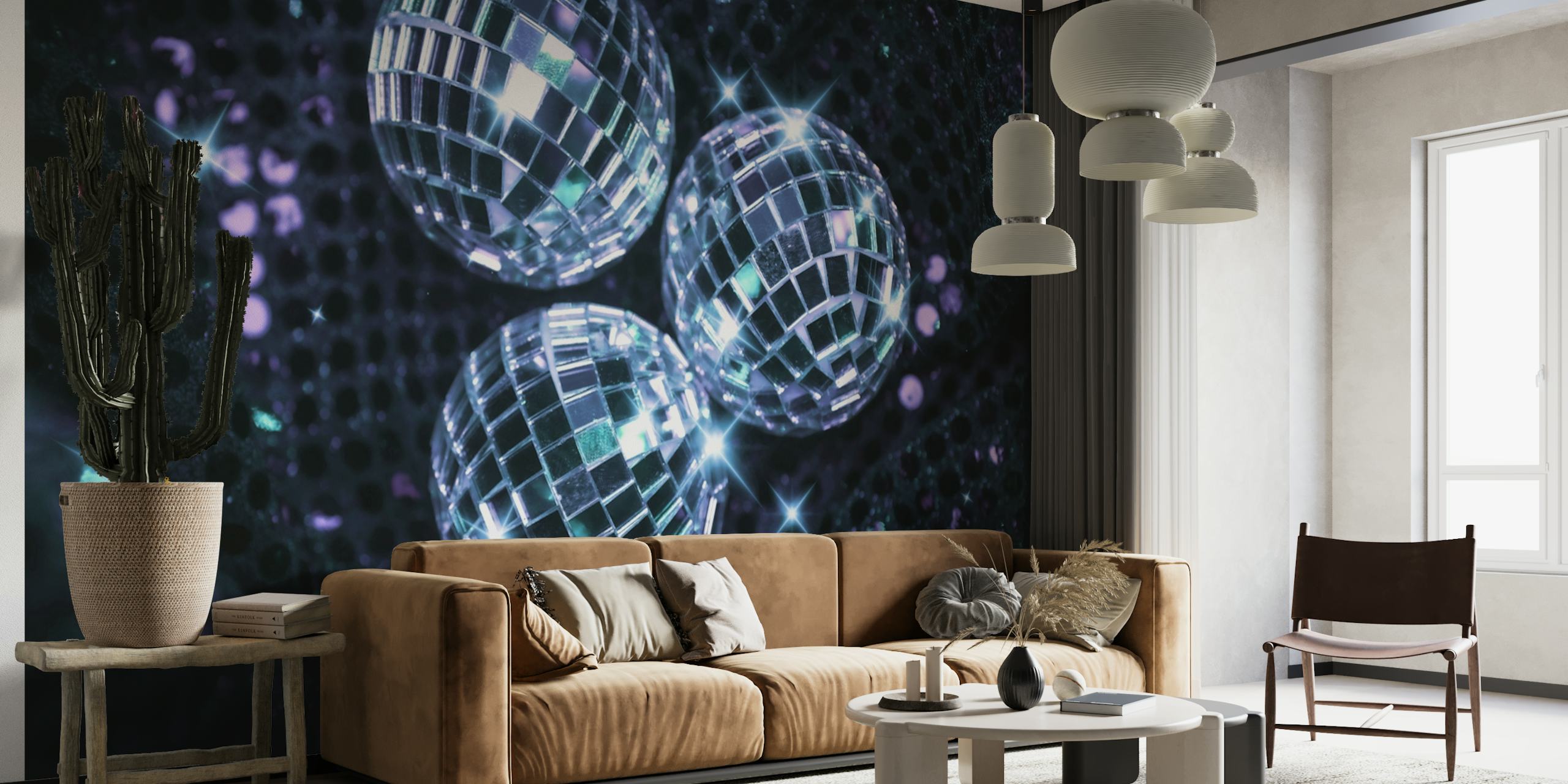 Disco Balls Glam 4 wallpaper