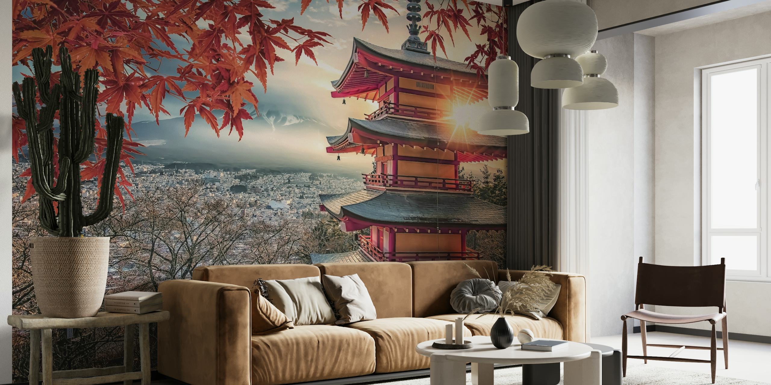 Japanese Architecture behang