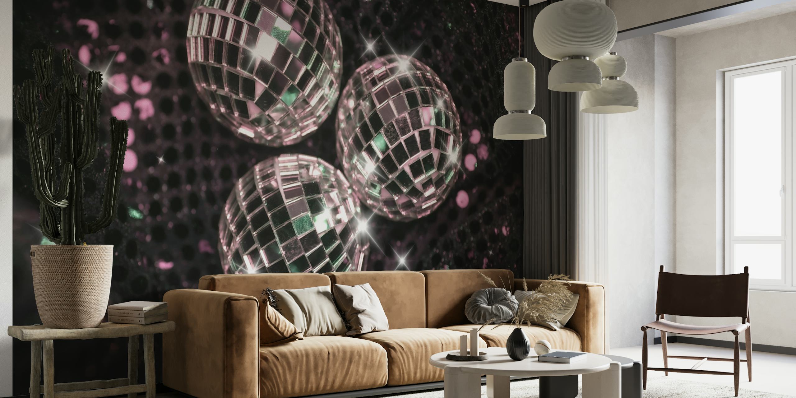 Disco Balls Glam 8 wallpaper