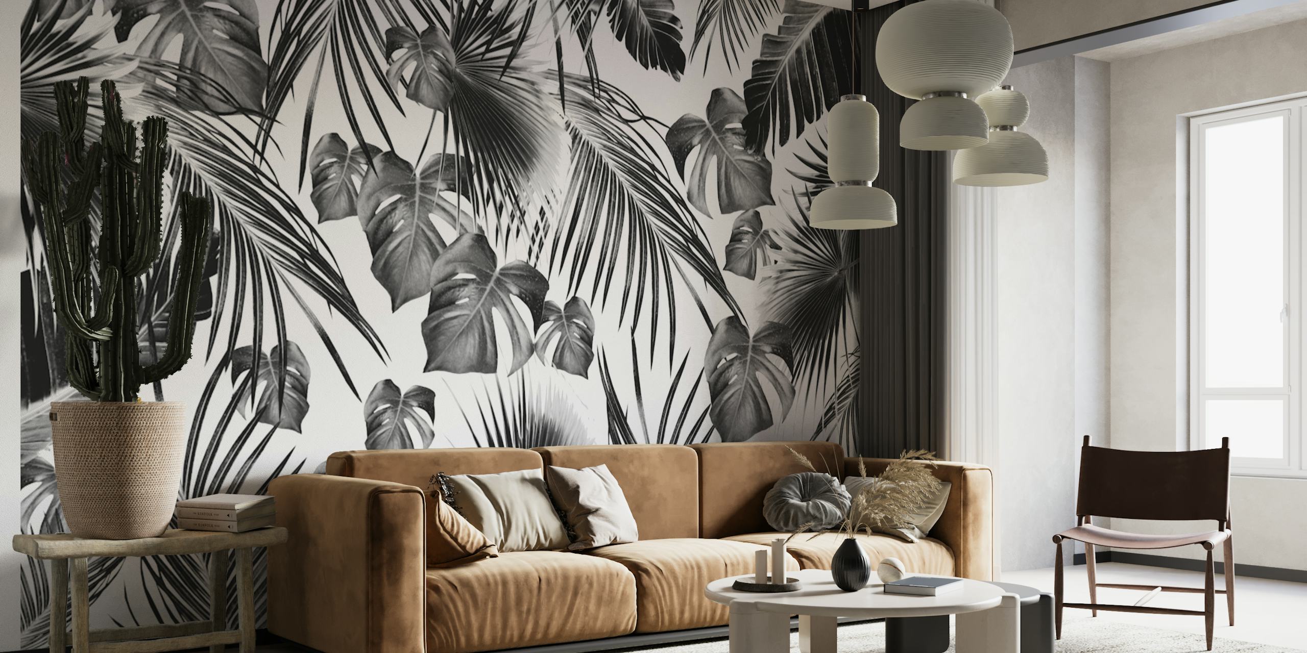 Tropical Jungle Leaves 11b wallpaper