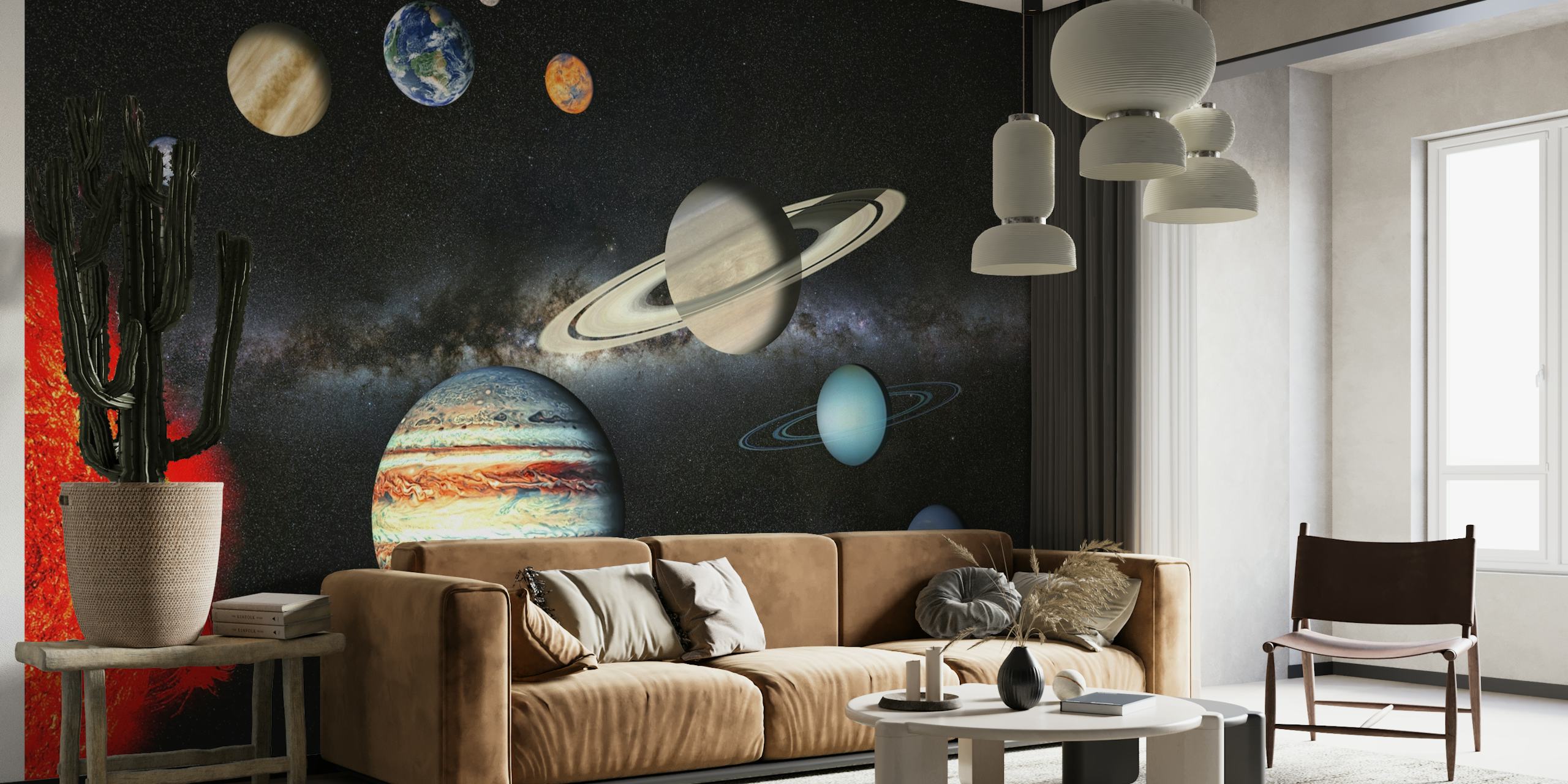 The Solar System behang