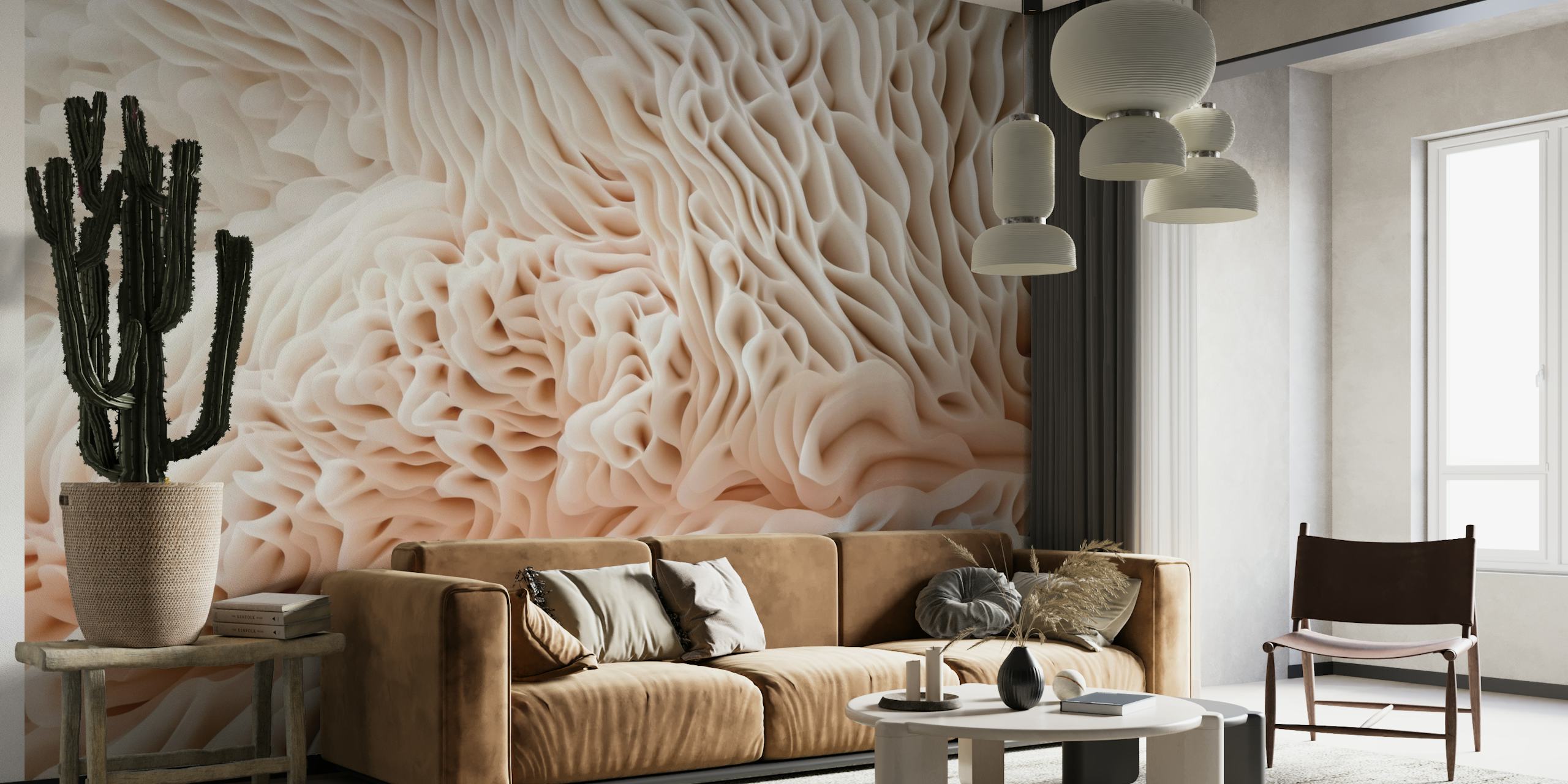 Intricate Coral Texture wallpaper