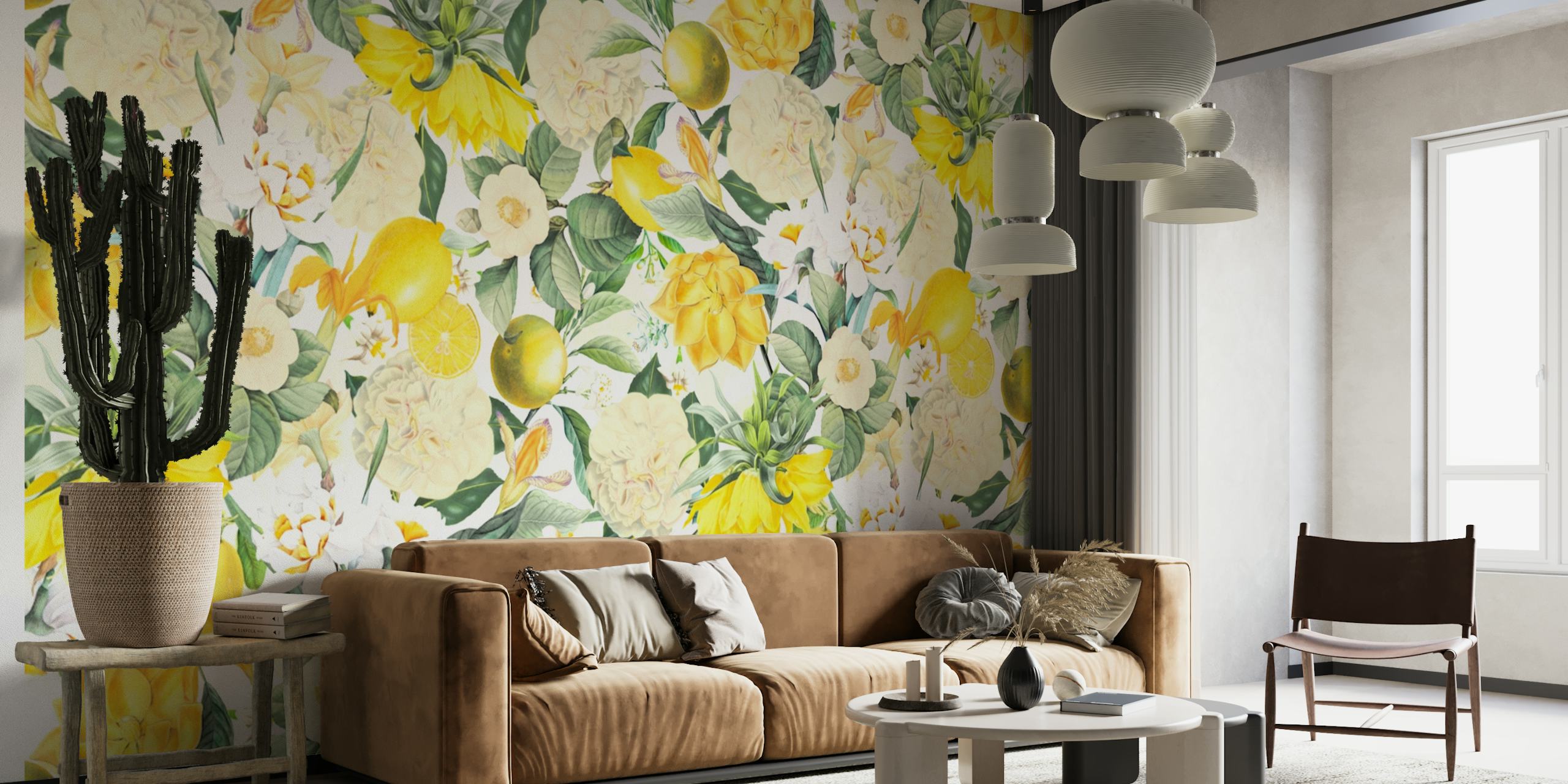 Tropical Flower Garden wallpaper