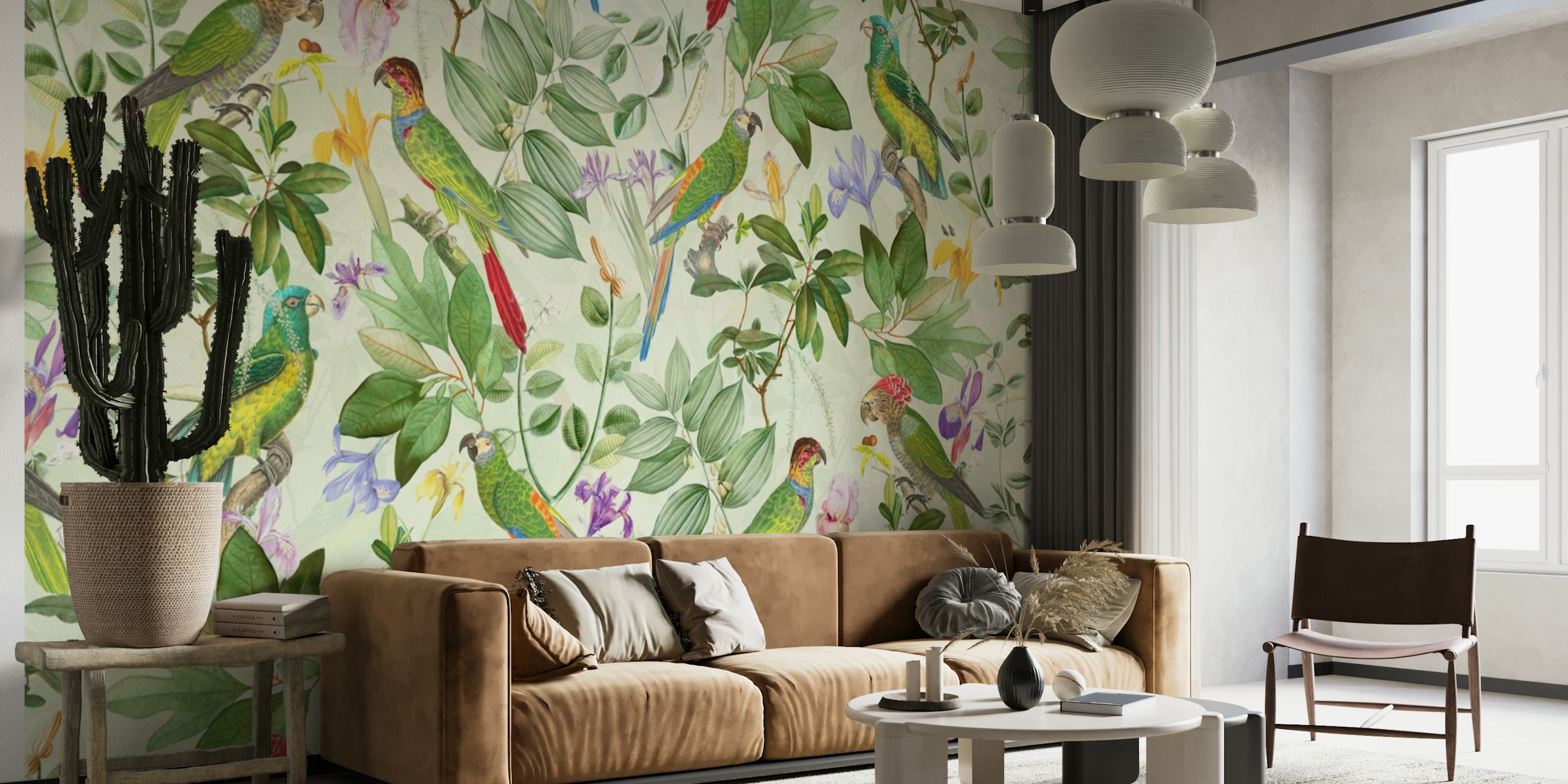 Tropical Bird Garden 7 wallpaper
