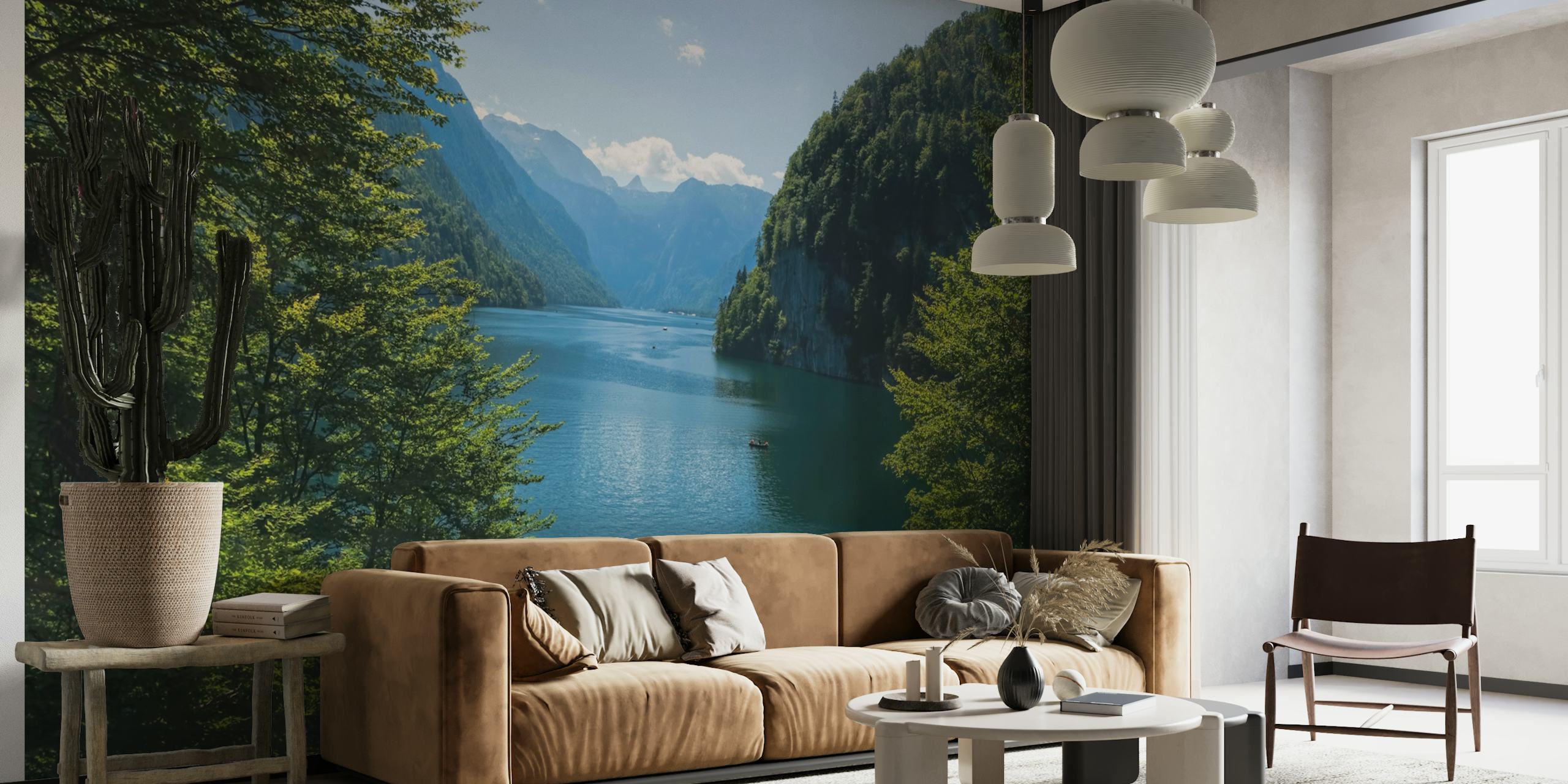View on the lake wallpaper
