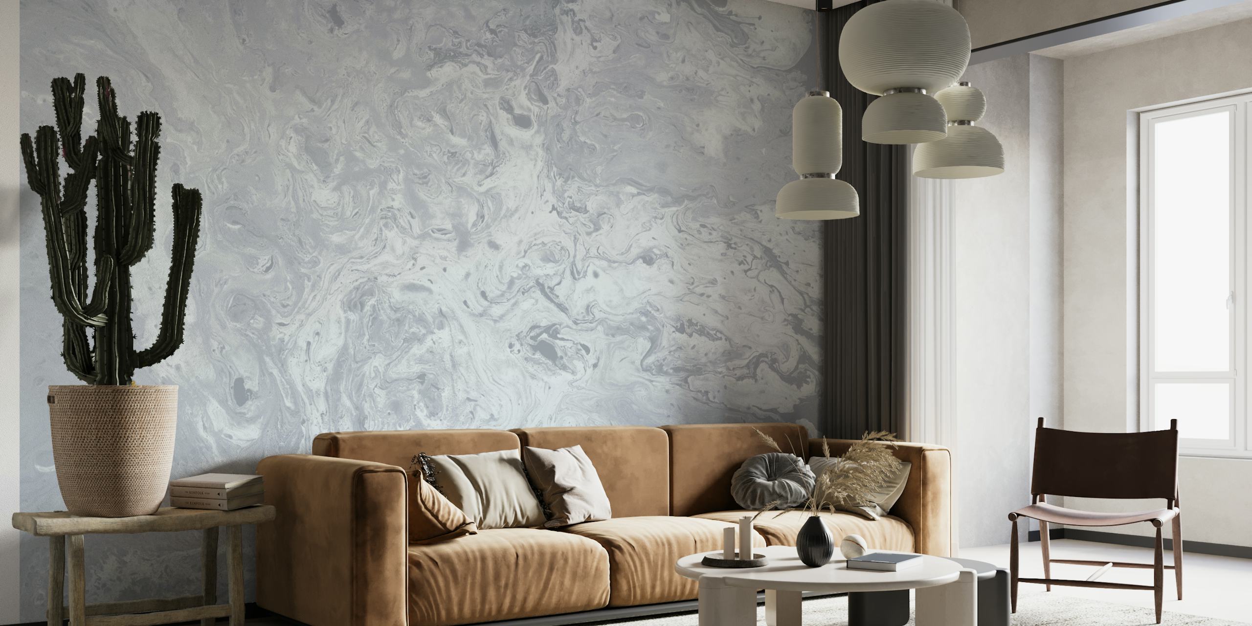 Papier peint Florence Swirl dans une pièce